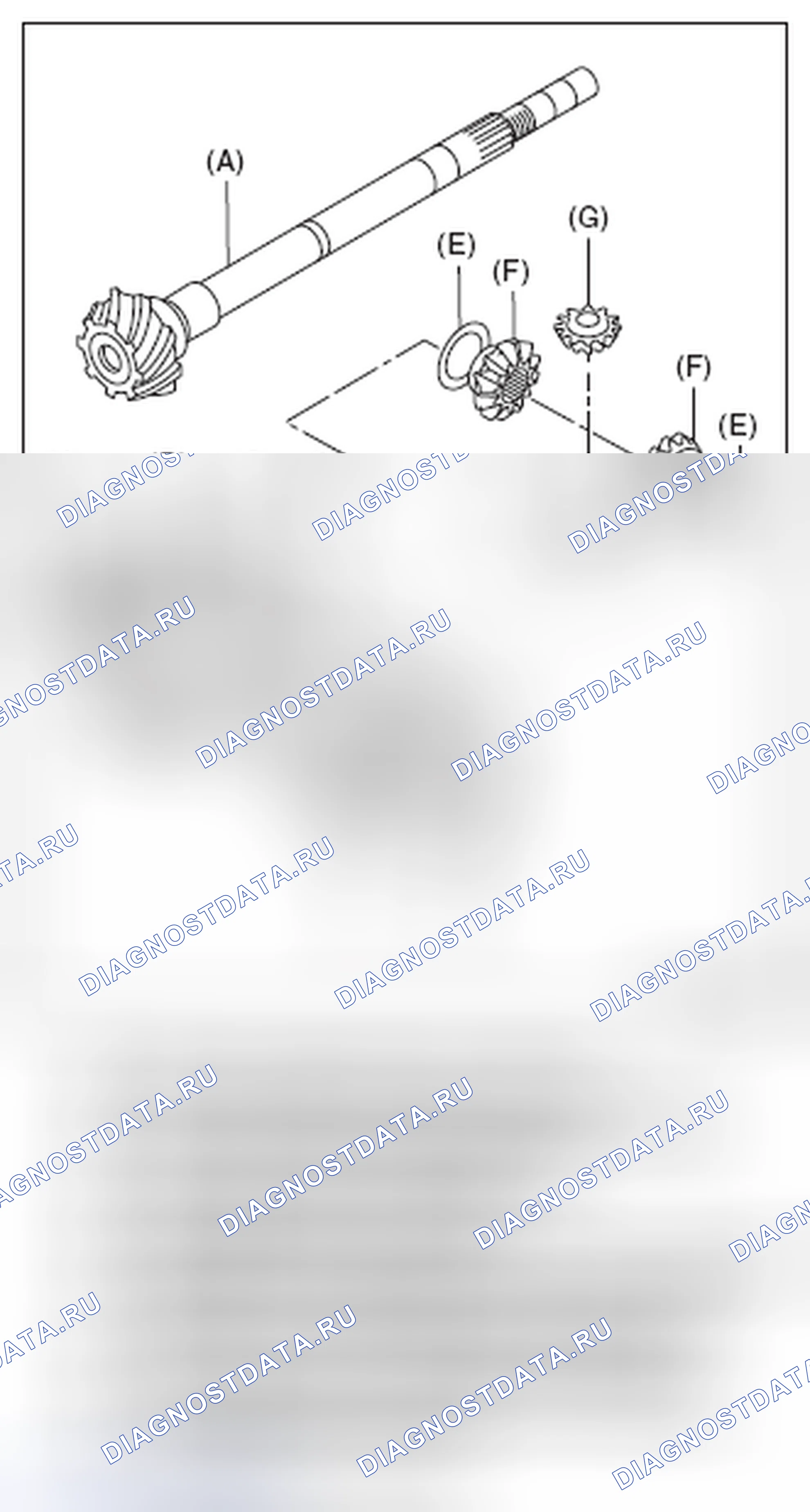 Рис. 99: ИНСПЕКЦИЯ. Subaru Outback BR рестайлинг