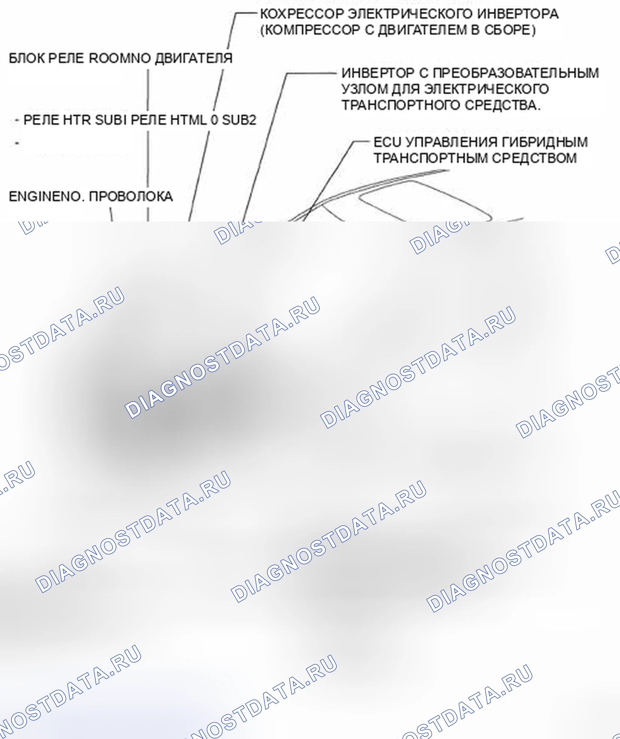 Рис. 612: РАСПОЛОЖЕНИЕ ДЕТАЛЕЙ. Toyota Camry XV40