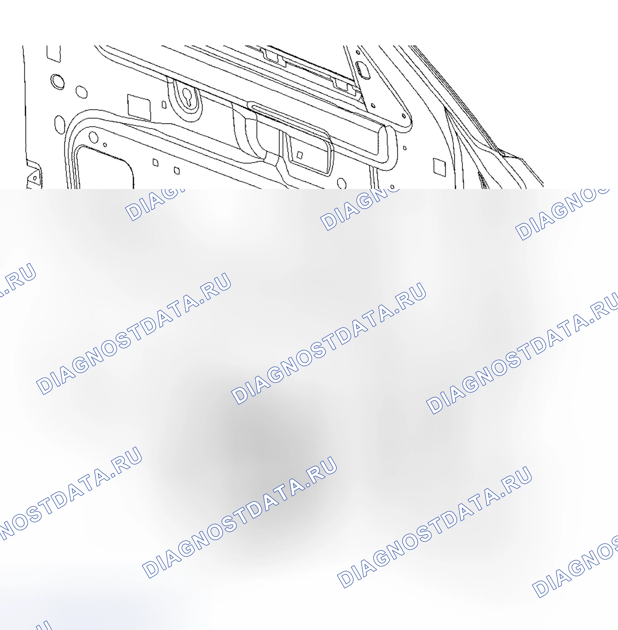 Рис. 57: ДИНАМИК - ПЕРЕДНЯЯ ДВЕРЬ. Dodge Dakota III