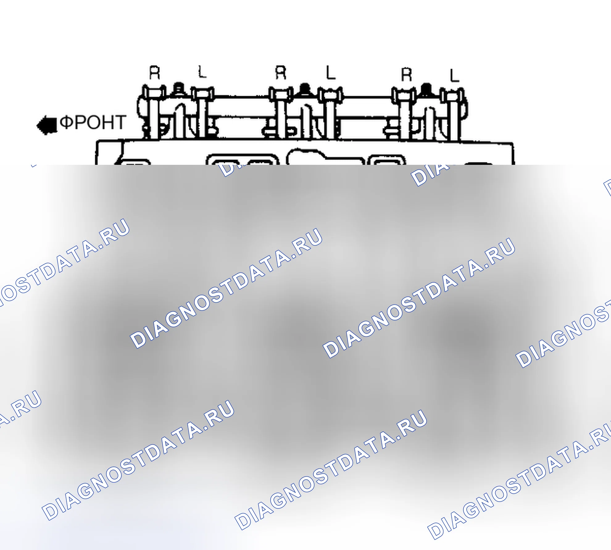 Рис. 36: Позиционирование коромысла. Chevrolet Impala VI