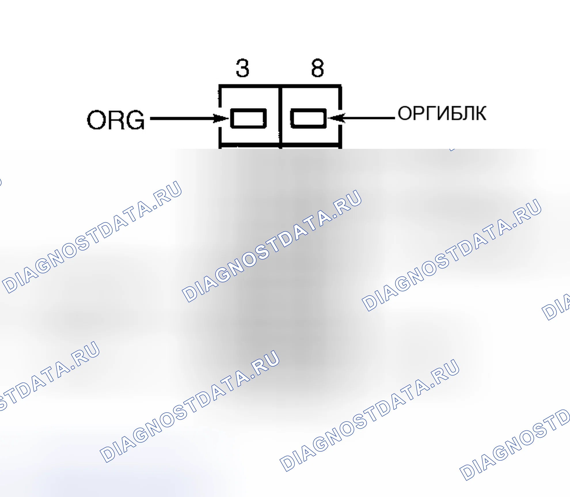 Рис. 3: ТЕСТ B: ОДИНОЧНОЕ ПЕРЕДНЕЕ ОКНО ПИТАНИЯ НЕ РАБОТАЕТ. Hyundai Porter II
