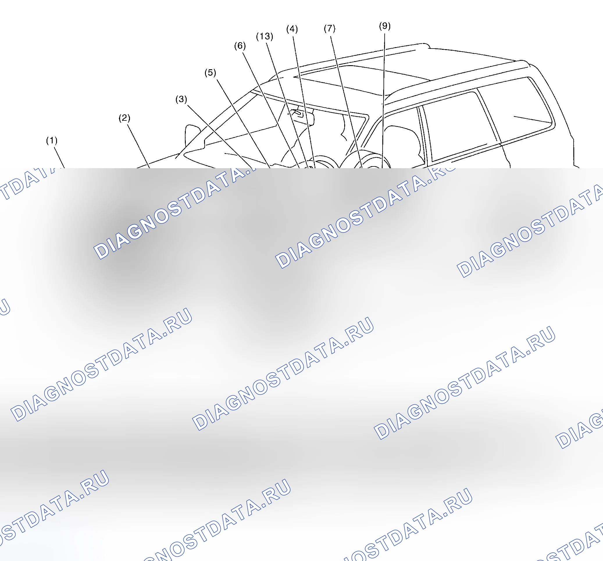 Рис. 168: РАСПОЛОЖЕНИЕ. Subaru Forester SG