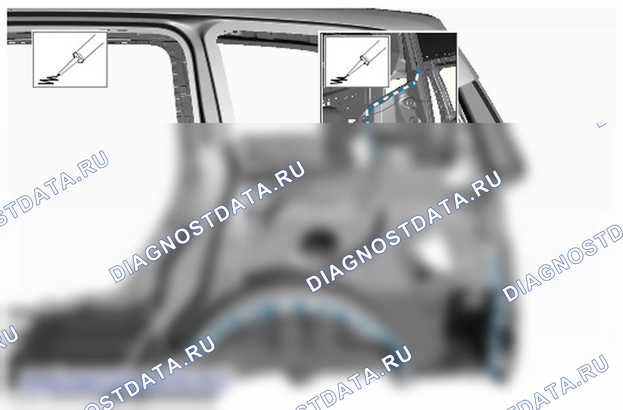 Как снять и установить панель задней боковой части кузова. Ford Galaxy III