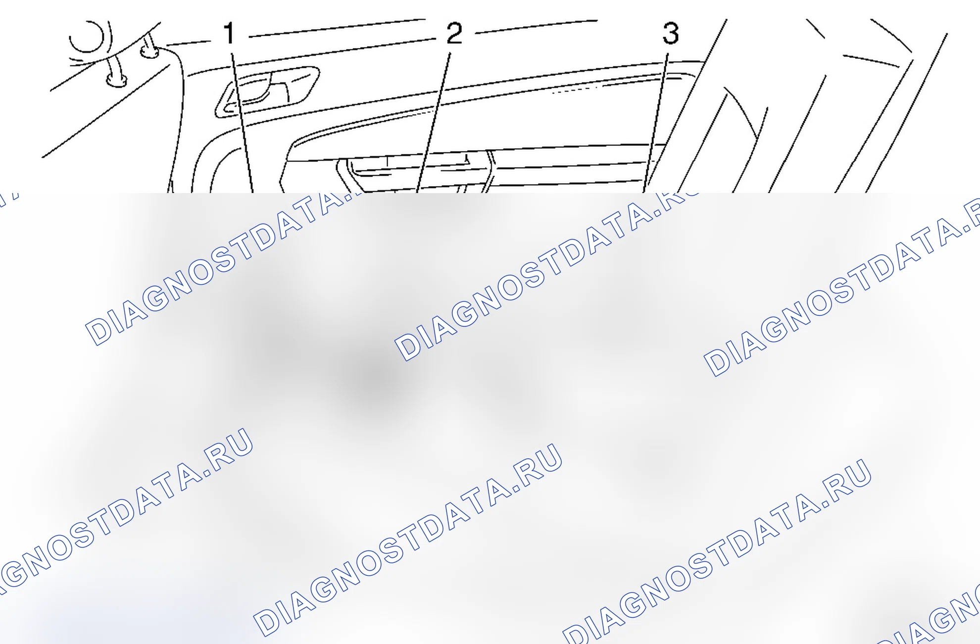Подлокотник в средней части заднего сиденья. Opel Zafira B