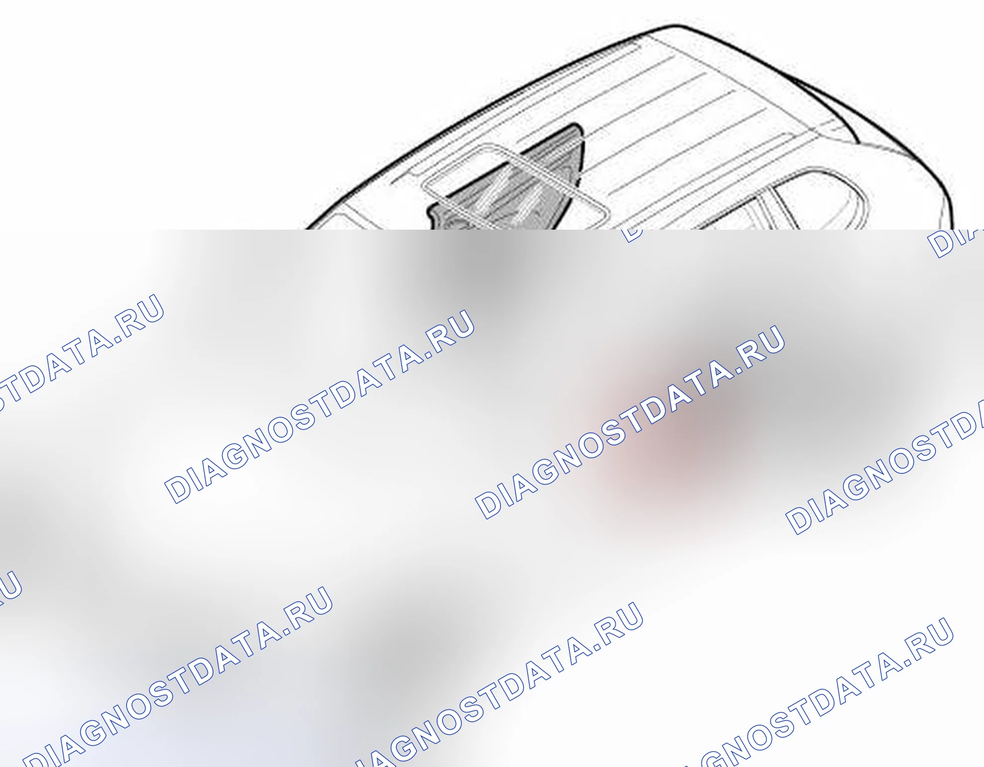 Рис. 146: Установка заднего динамика среднего тона (Harman). Porsche Cayenne GTS 957 рестайлинг