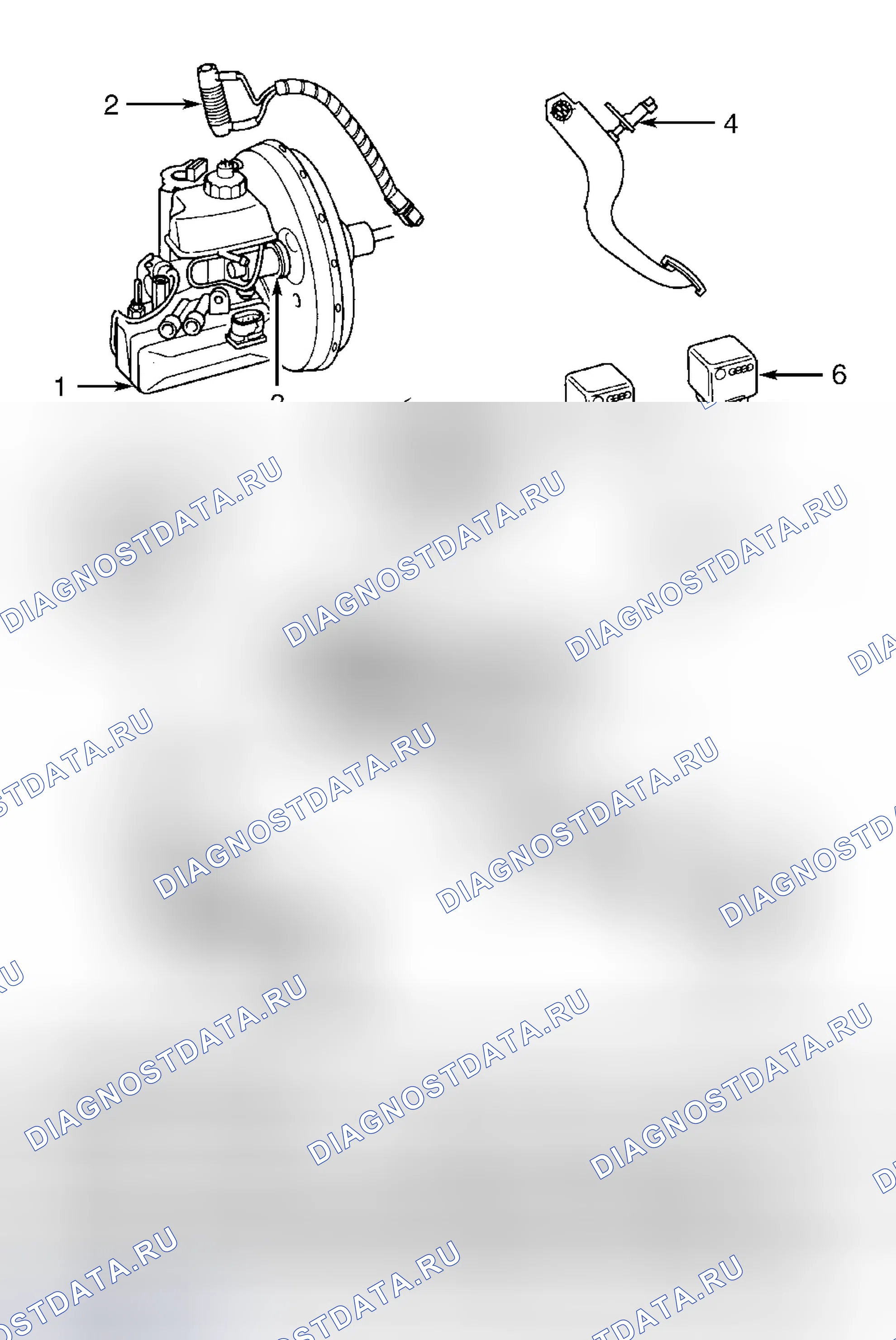 Рис. 4: ОПИСАНИЕ антиблокировочной системы и антипробуксовки (abs/tcs). Volkswagen Passat B4