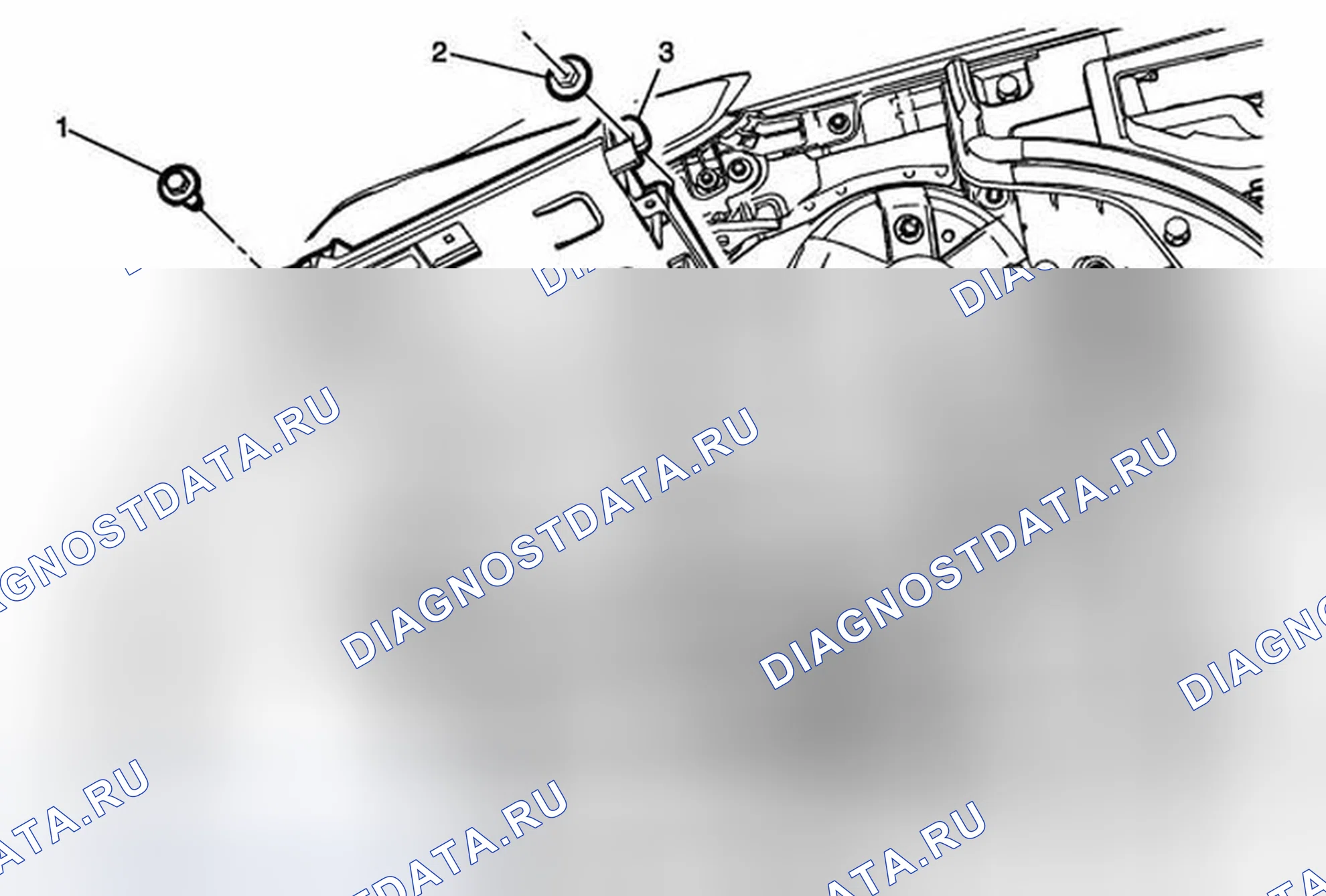 Рис. 57: Замена кронштейна модуля управления двигателем (LTG). Cadillac ATS I
