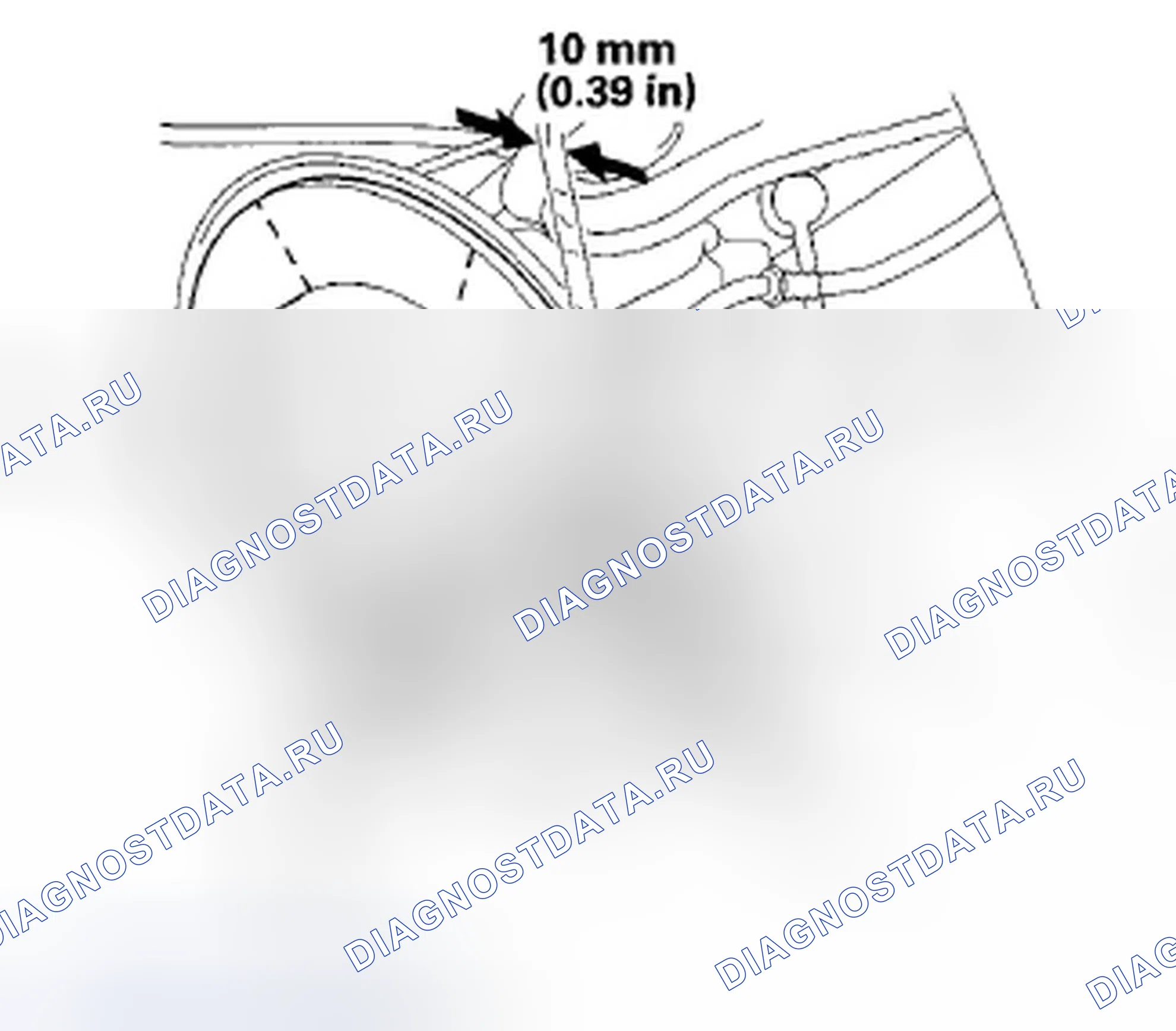 Рис. 112: Толщина и параллельность. Honda Crosstour I