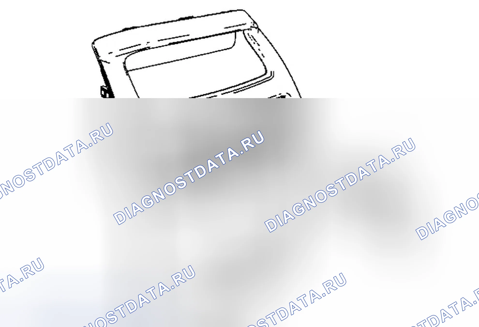 Рис. 12: Замена переключателя предупреждения об опасности. Chevrolet Spark M300