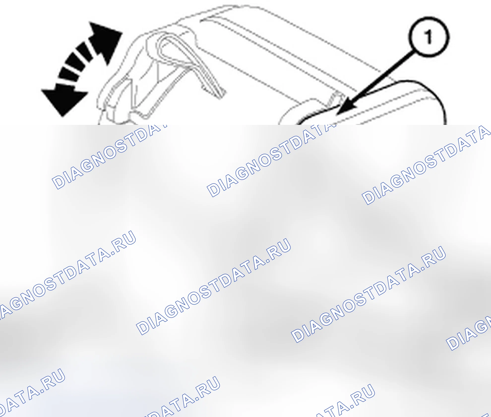 Рис. 25: Встроенная защелка. Jeep Commander I