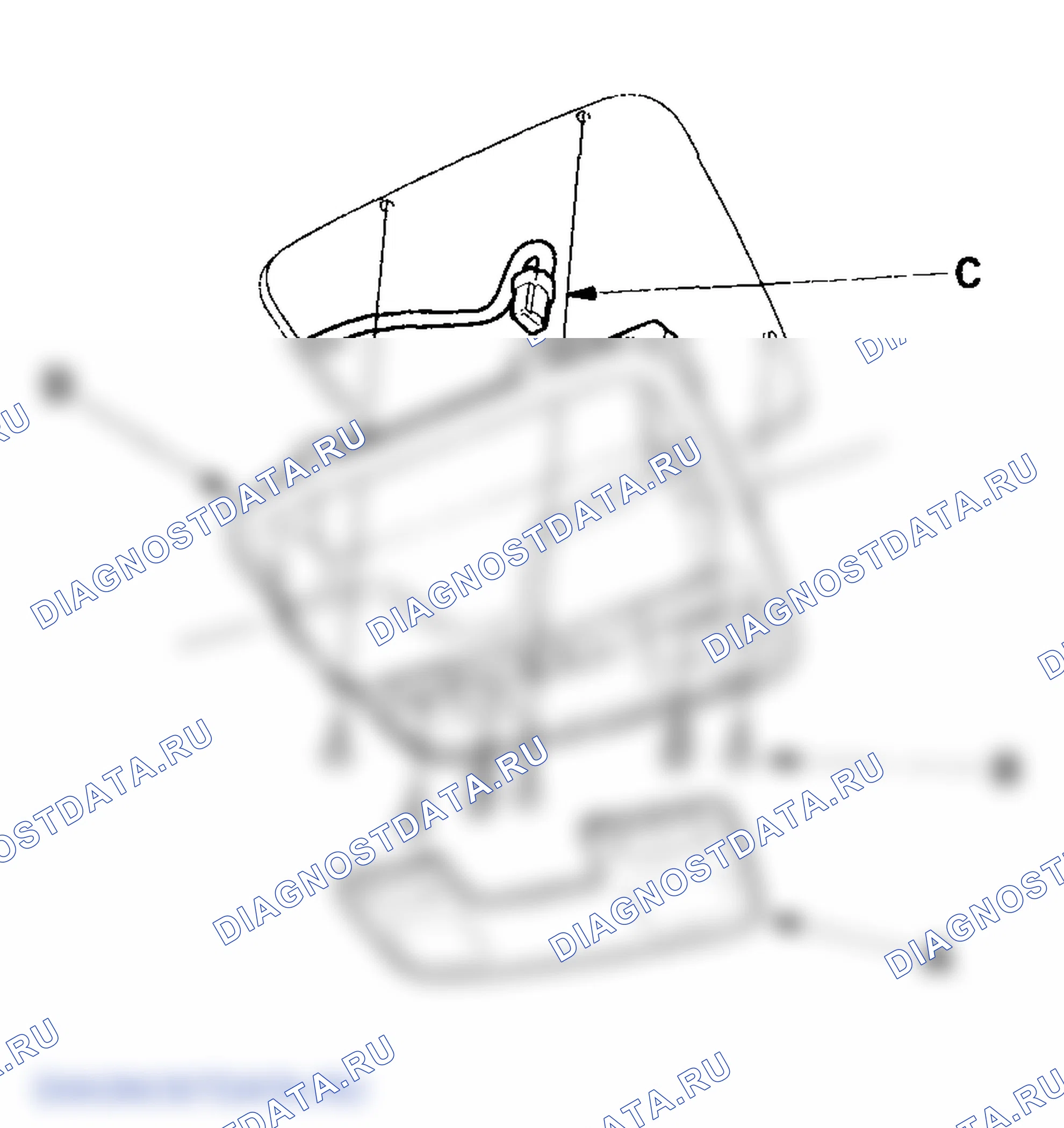Рис. 40: Передняя индивидуальная карта фонарь проверка. Honda Odyssey II
