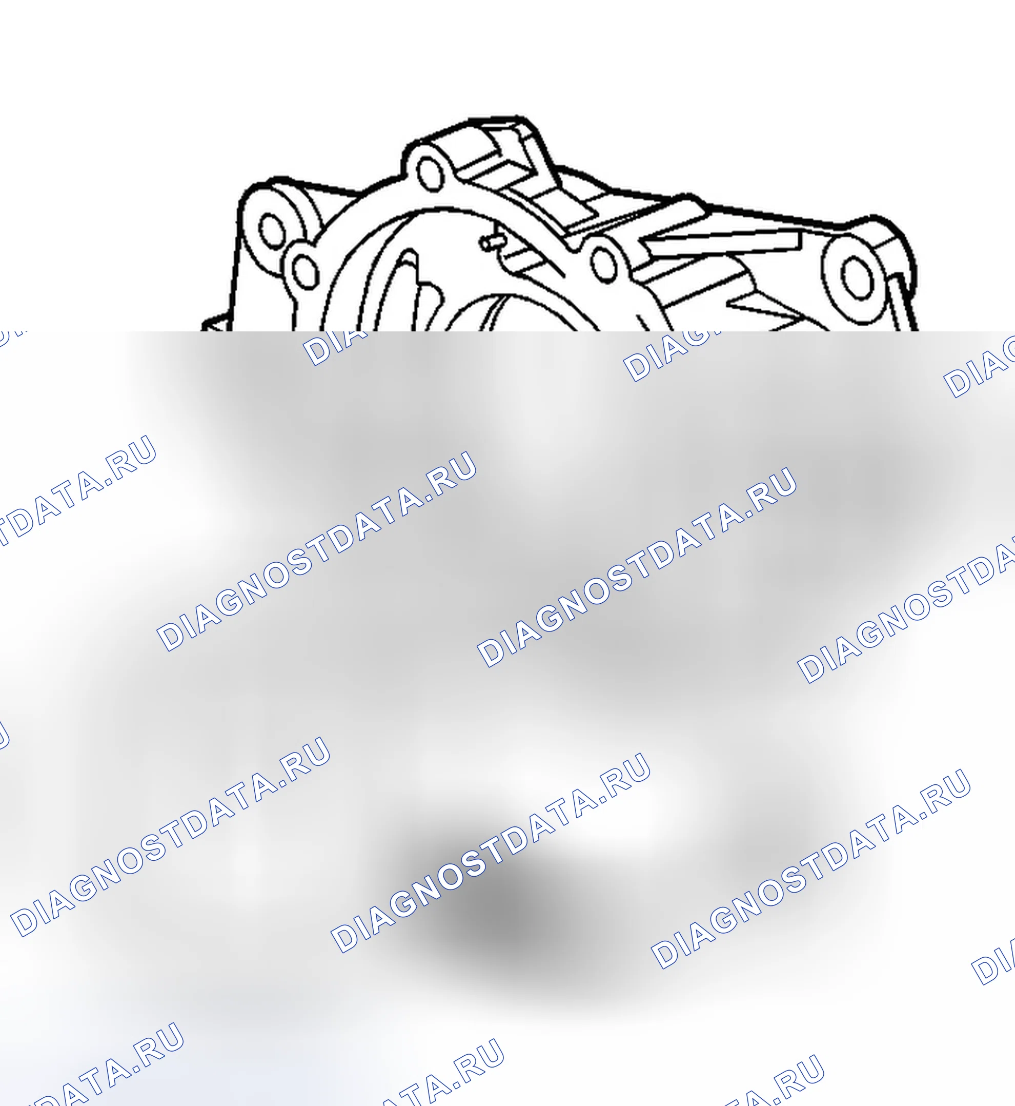 Рис. 171: Масляный насос в сборе. Chevrolet Silverado 3500 
