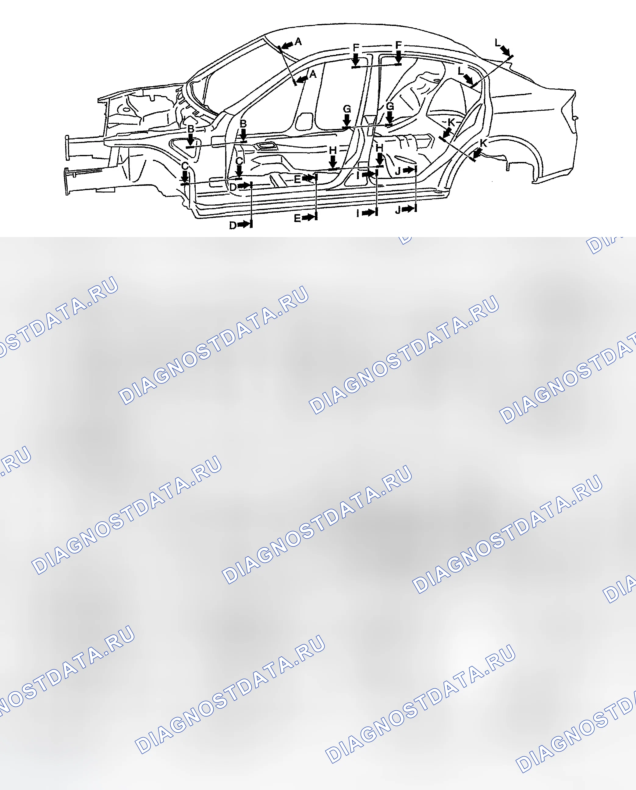 Рис. 20: Конструкция кузова. Infiniti G35 III