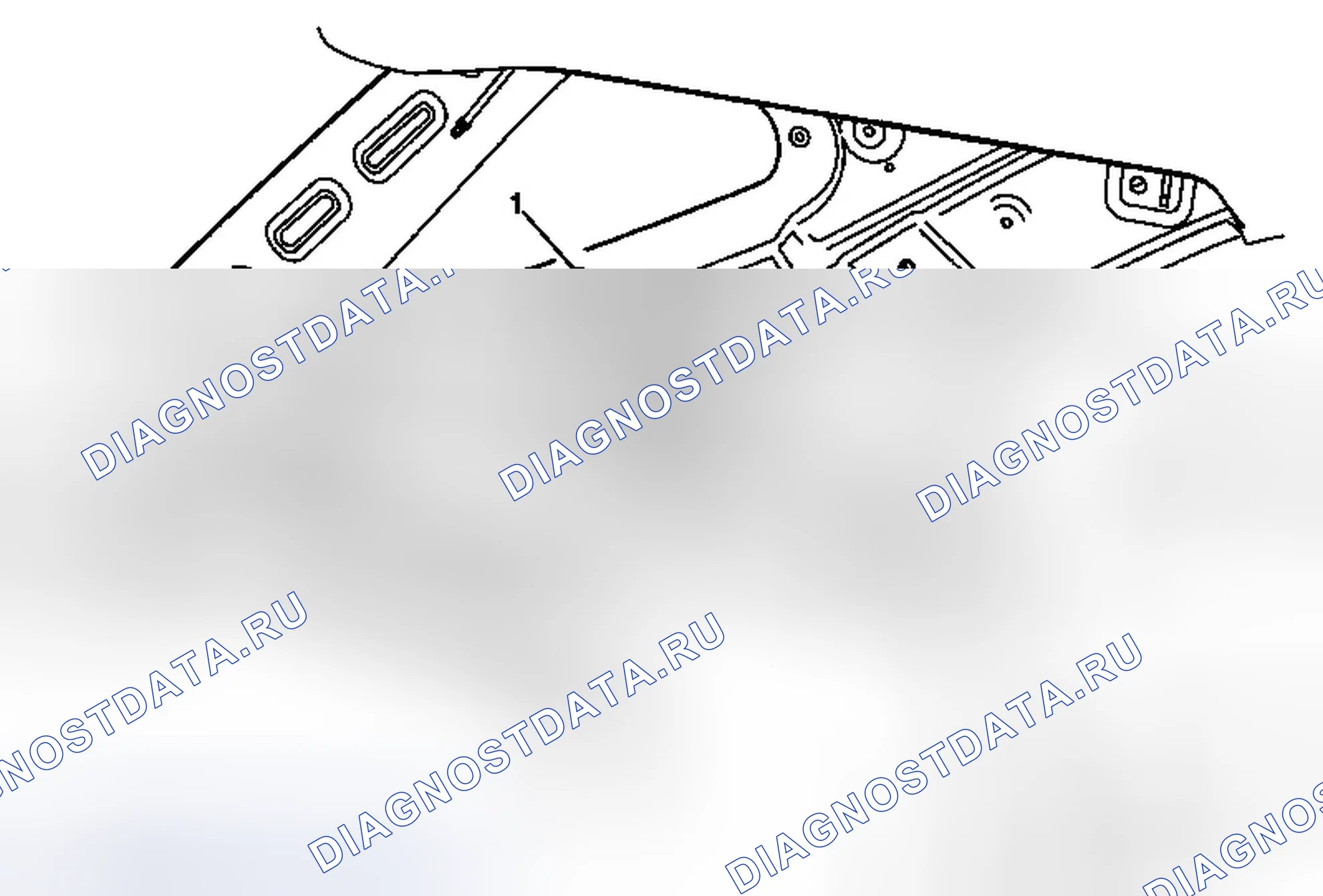 Рис. 6: Замена приемника замка двери дистанционного управления (с Ufl). Chevrolet Equinox II