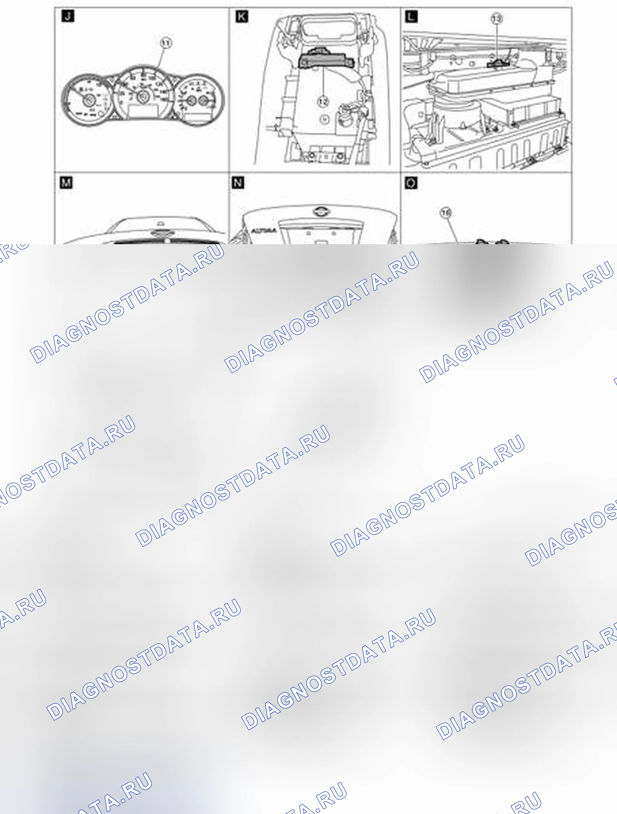 Рис. 1101. Nissan Altima L32 рестайлинг