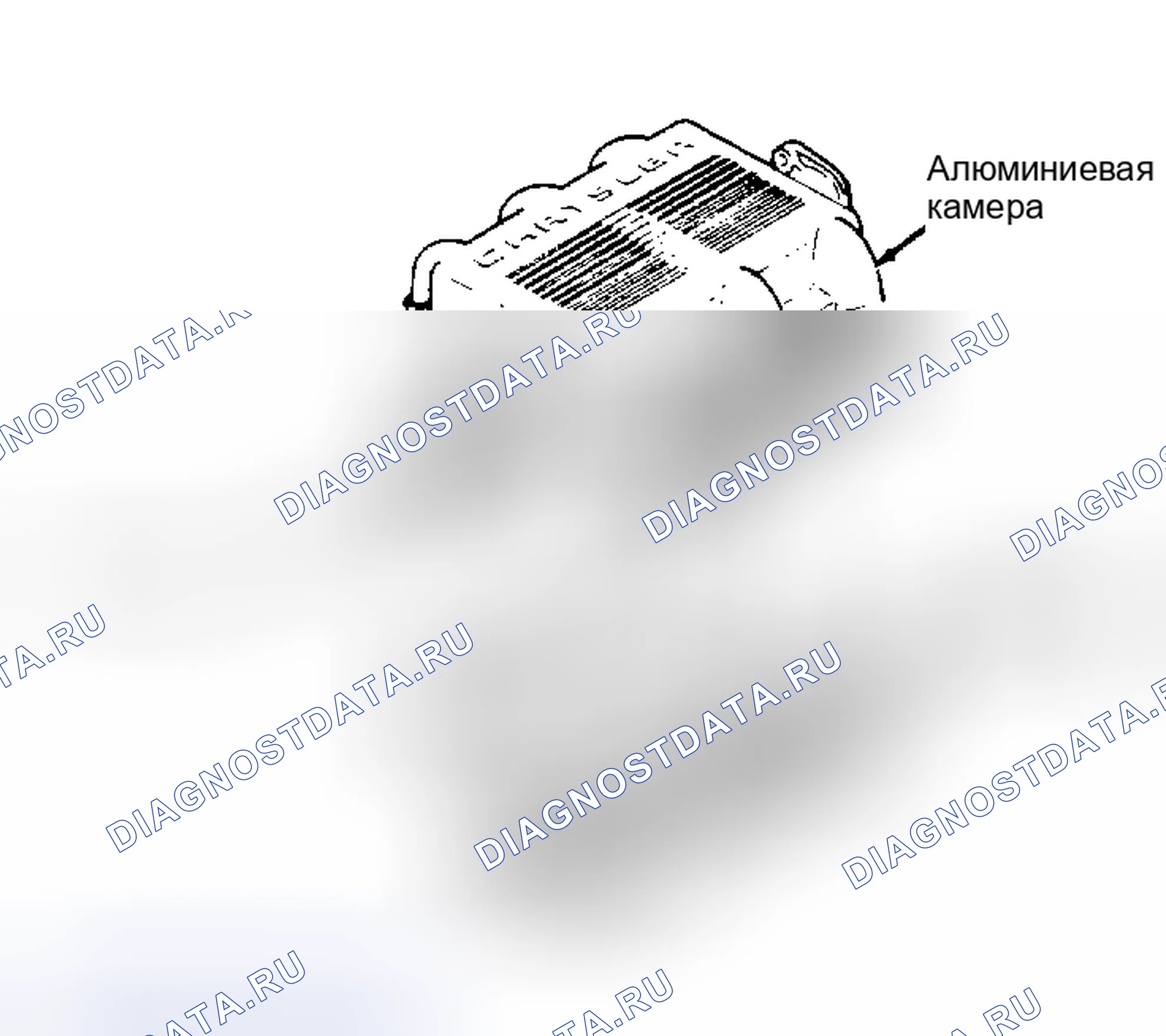 Рис. 1: СИСТЕМА ВОЗДУШНОЙ ИНДУКЦИИ. Chrysler LeBaron III