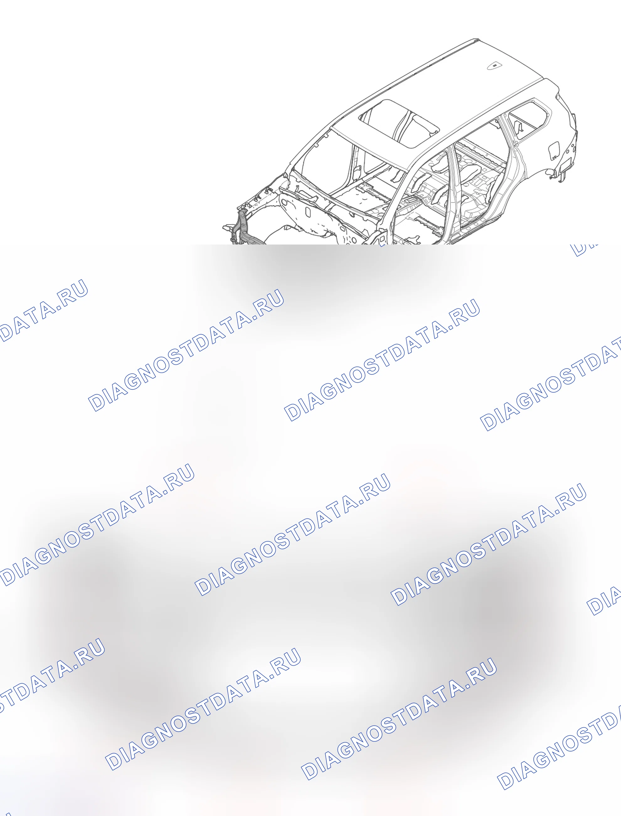 Узел полки радиатора — Haval H9. Haval H9 I рестайлинг