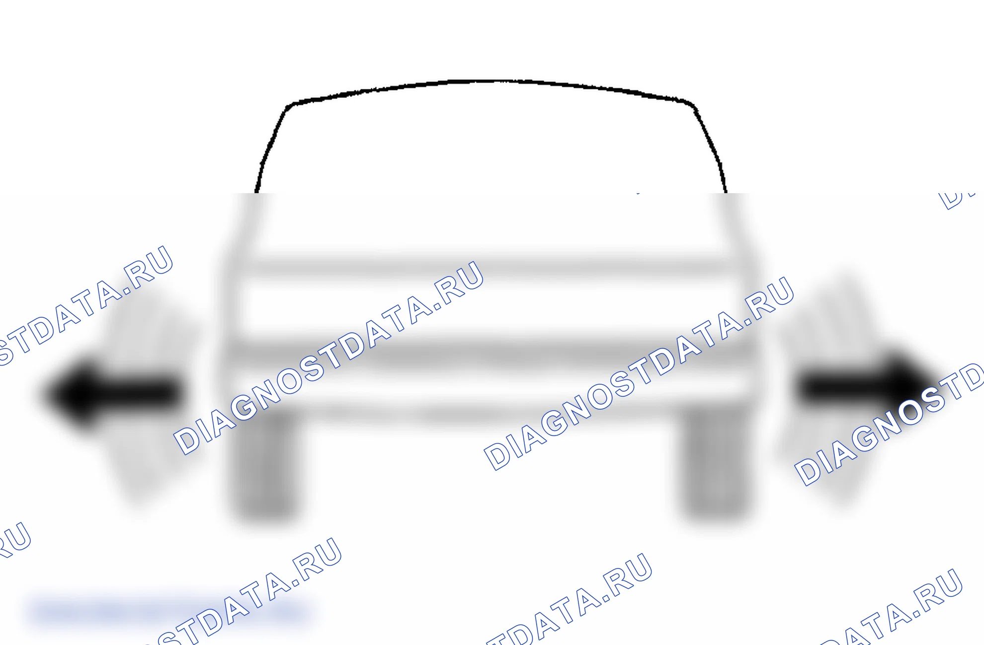 Рис. 7: Диагностика шины - жалоба Waddle. GMC Savana H2500 