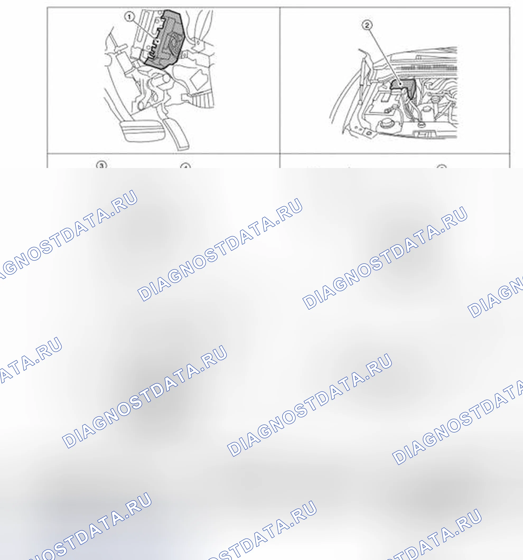 Рис. 16: Расположение компонентов. Honda Today I