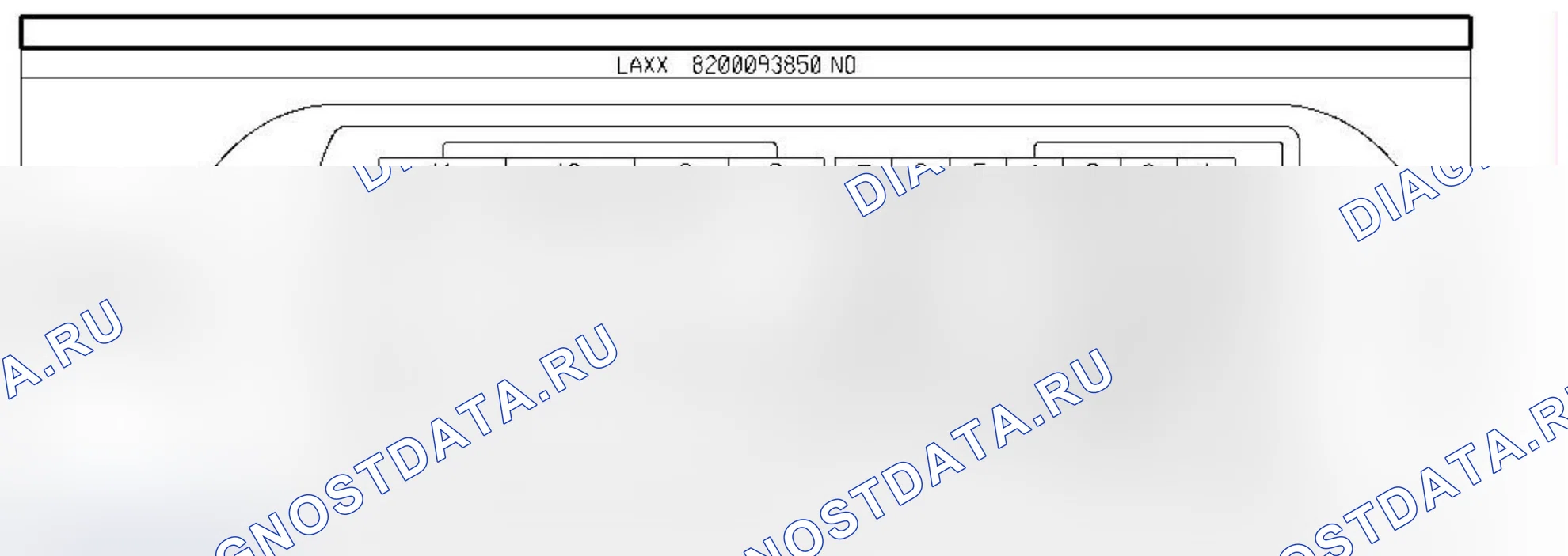 Распиновка разъёма R3 — Раз. элпров. приб. пан./водит. двери. Renault Clio II