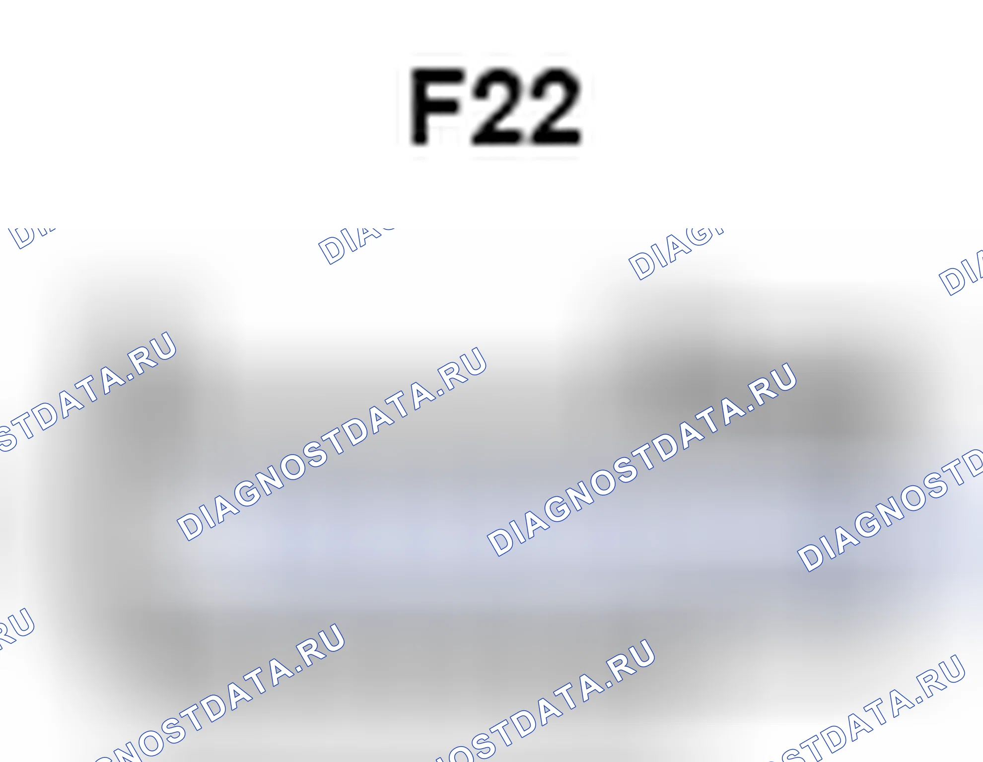 Рис. 1245: Вид с торца разъема Tweeter (передний Lh) (F22). Toyota Camry XV40