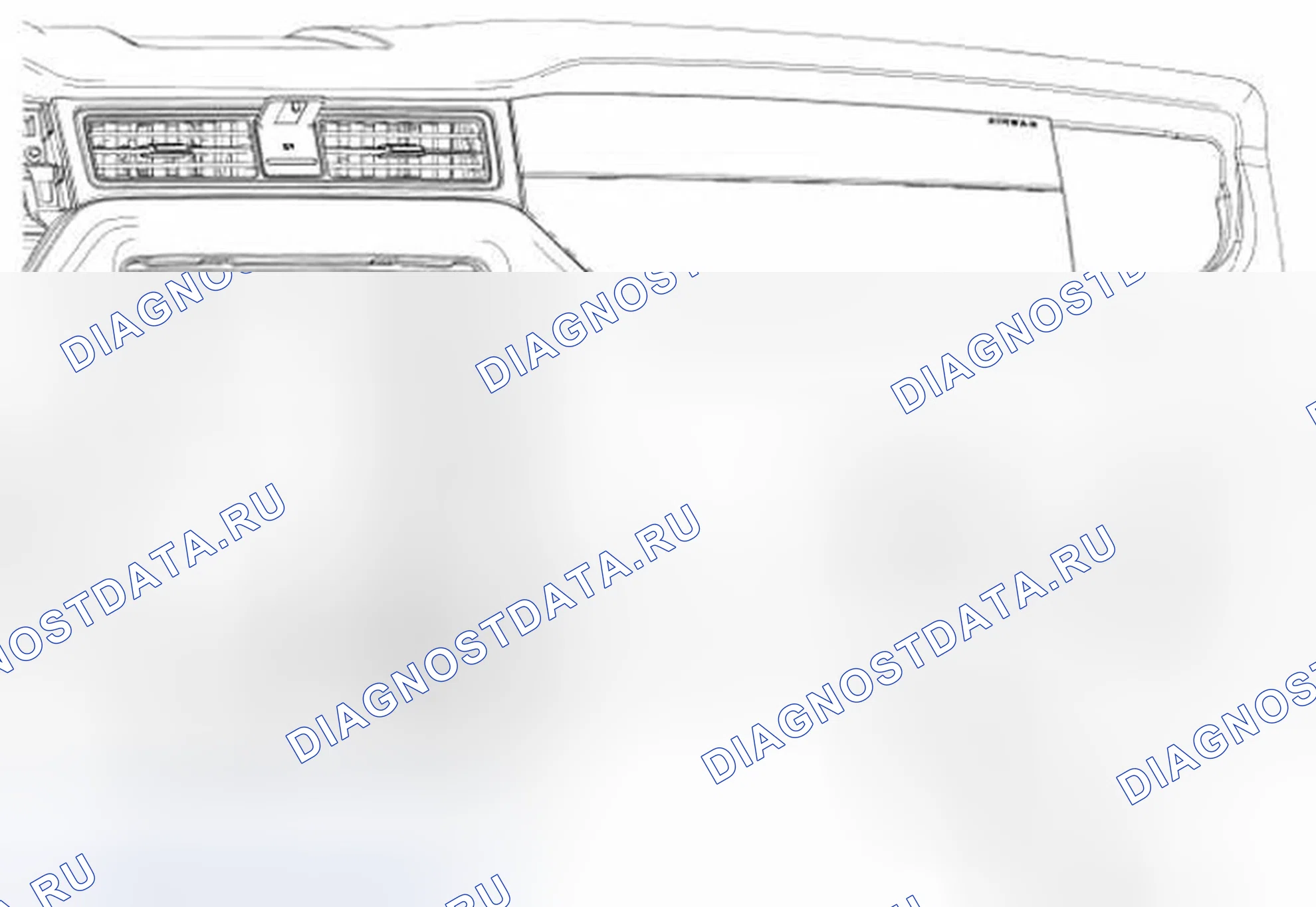 Рис. 101: Антенный кабель - AM / FM. Ford Mustang V рестайлинг