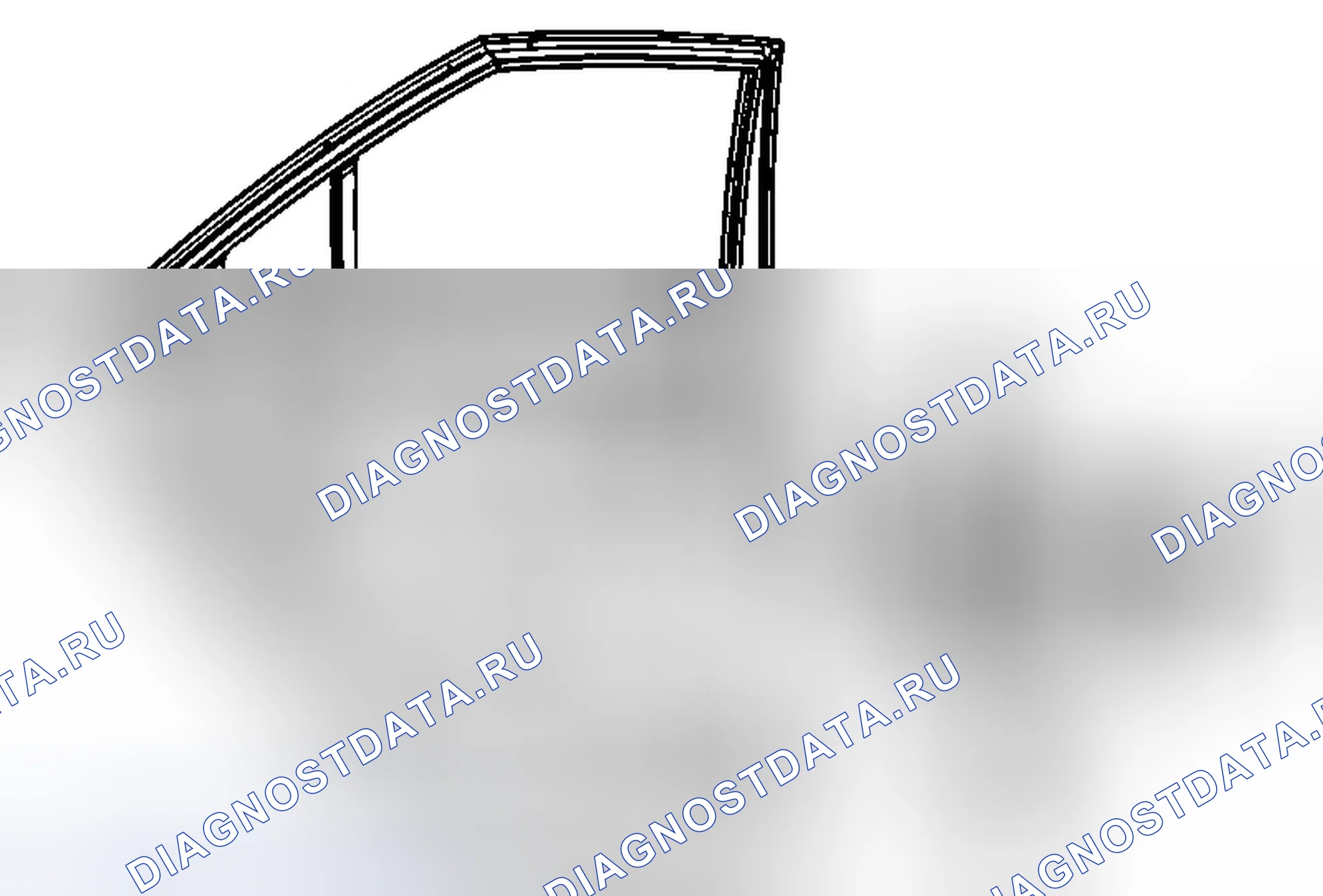 Рис. 7: Замена двигателя регулятора окна задней стороны двери. Cadillac CTS II