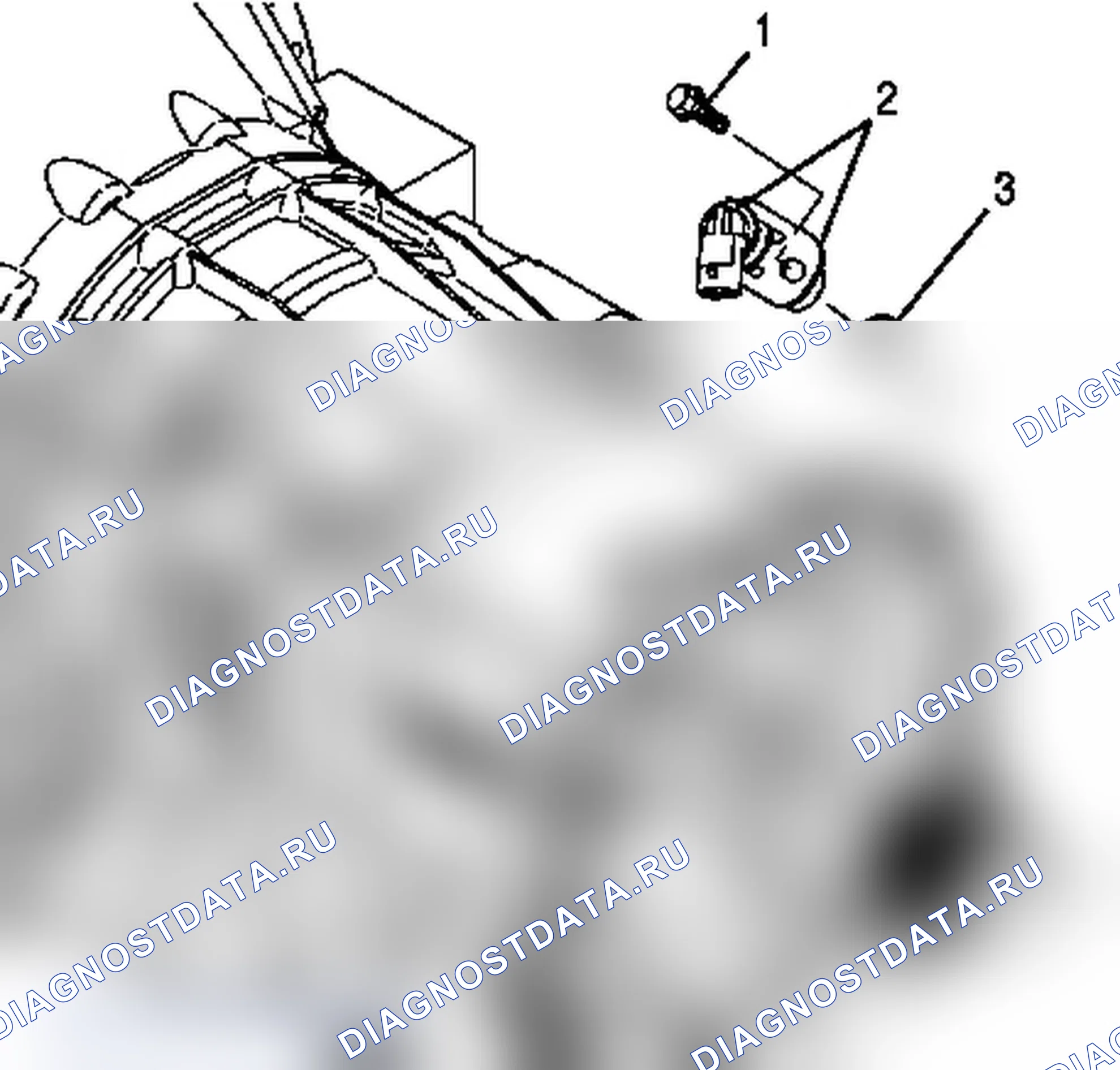 Рис. 988: Демонтаж датчика выходной скорости (2WD). Chevrolet Silverado 1500 