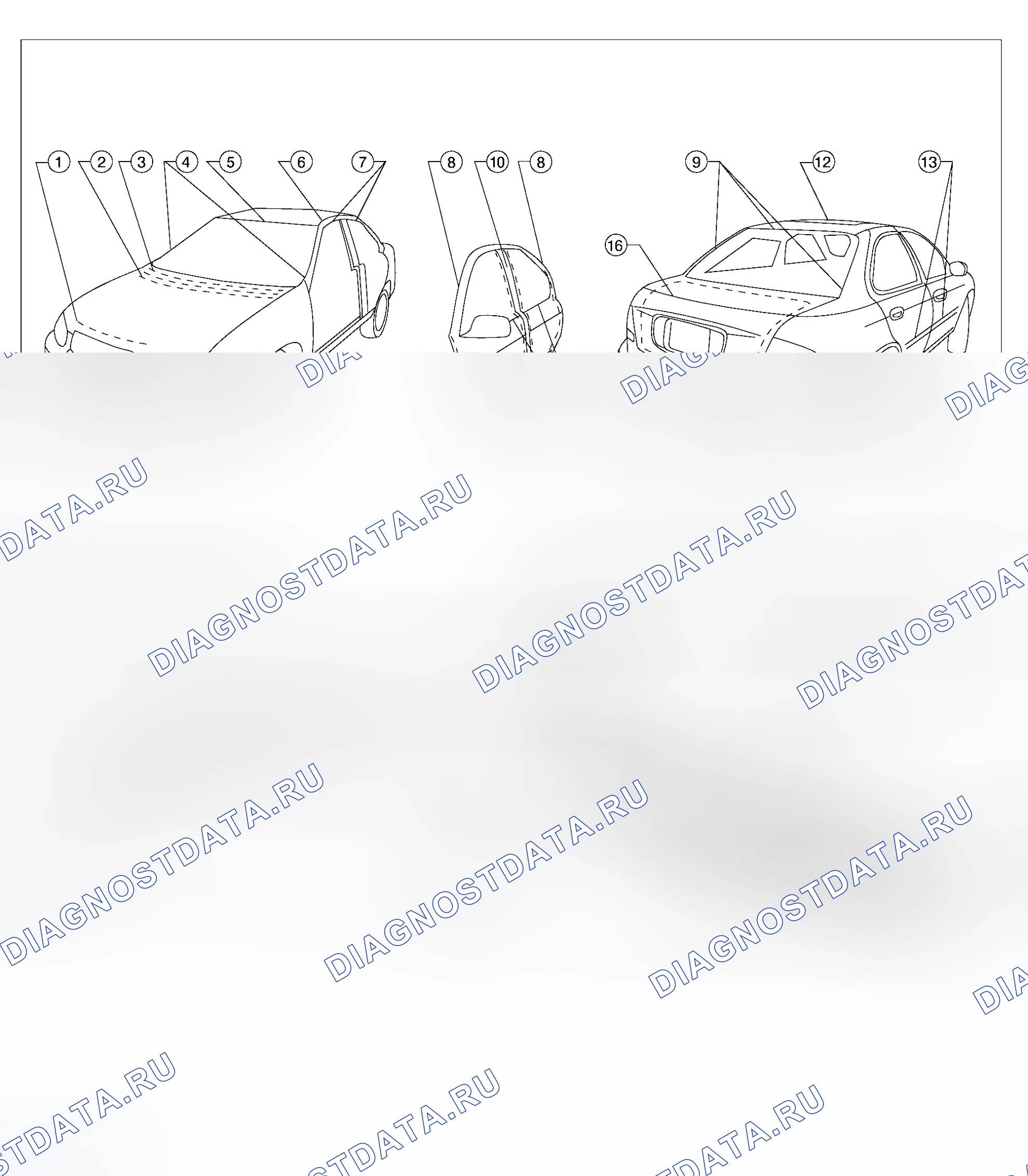 Рис. 16: Демонтаж и монтаж. Honda Stepwgn I