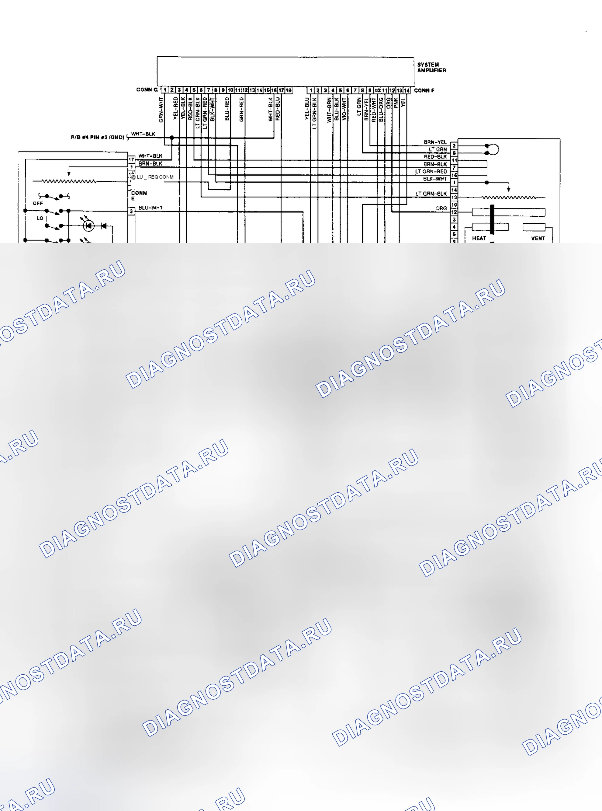 Рис. 6: электросхему (Camry V6 - тип кнопки - 1 из 2). Toyota 4Runner II