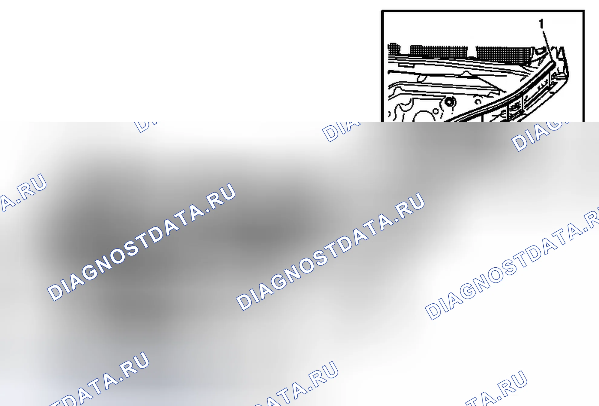 Рис. 45: Замена передней погодной полосы капота. Buick LaCrosse II
