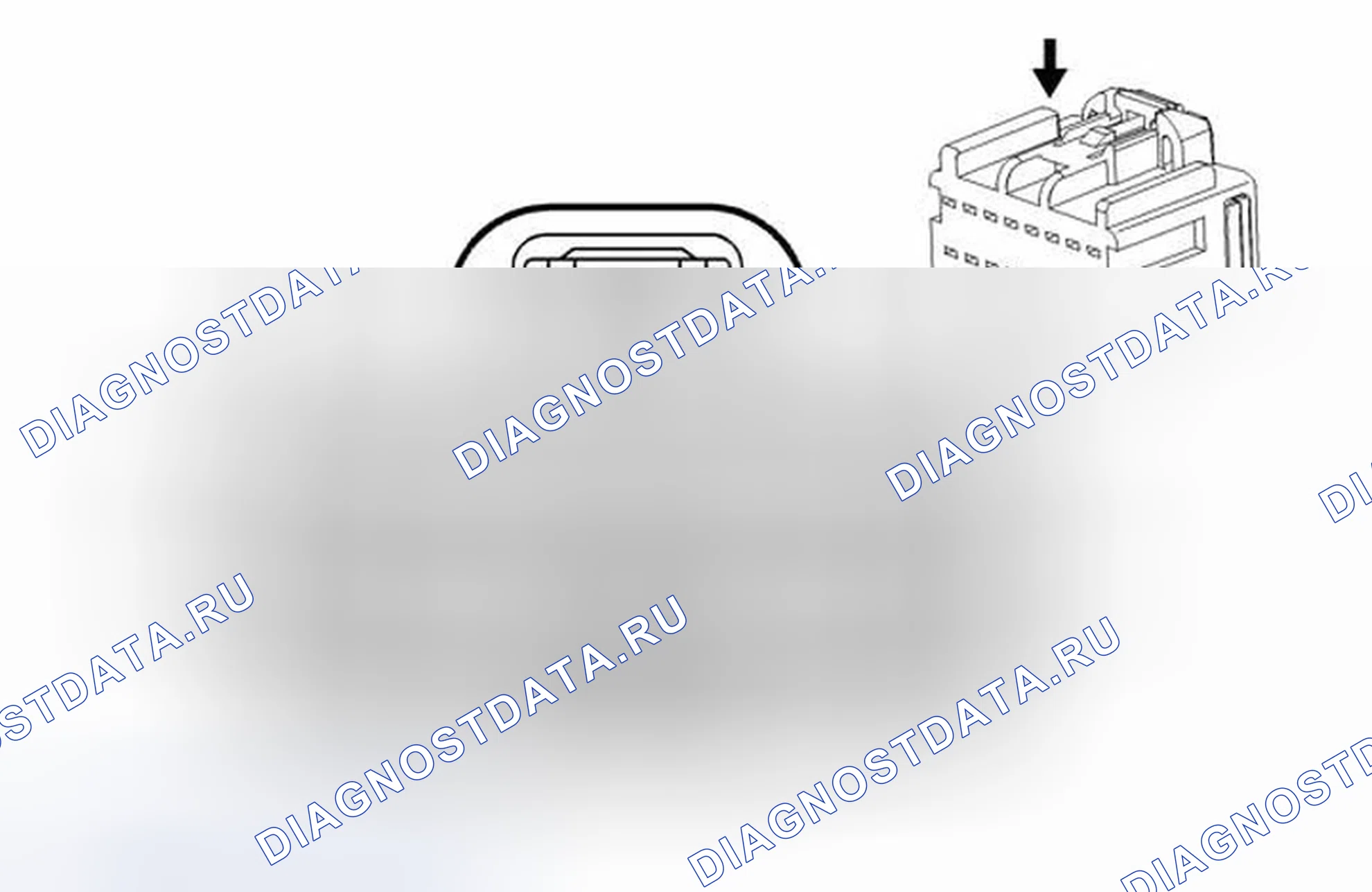 Рис. 360: Модуль гнезда памяти (MSM) X1 (A45). Chevrolet Traverse I