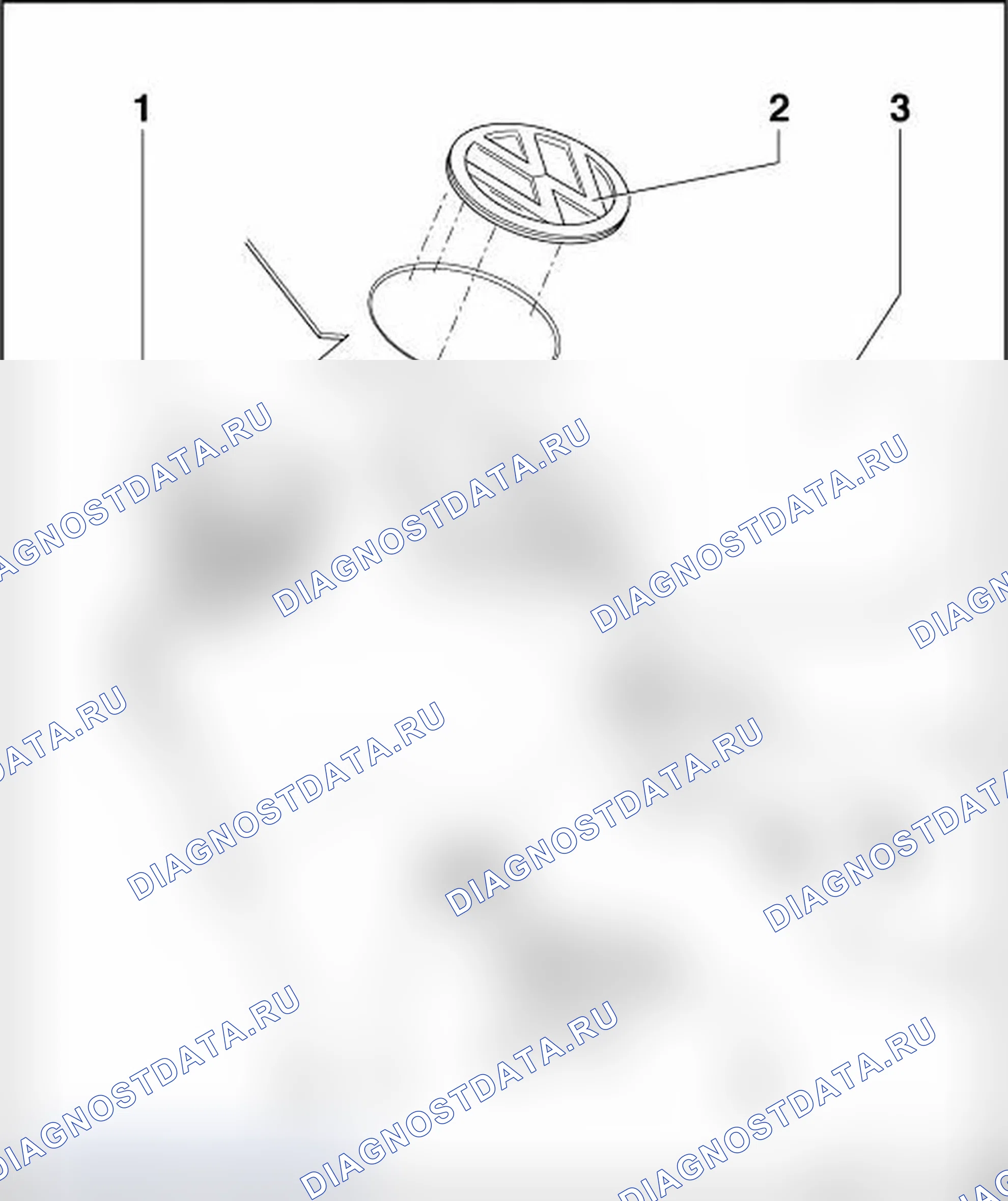 Рис. 139: ЗАМОК ЗАДНЕЙ КРЫШКИ ОТ 09.01, США. Volkswagen New Beetle A4