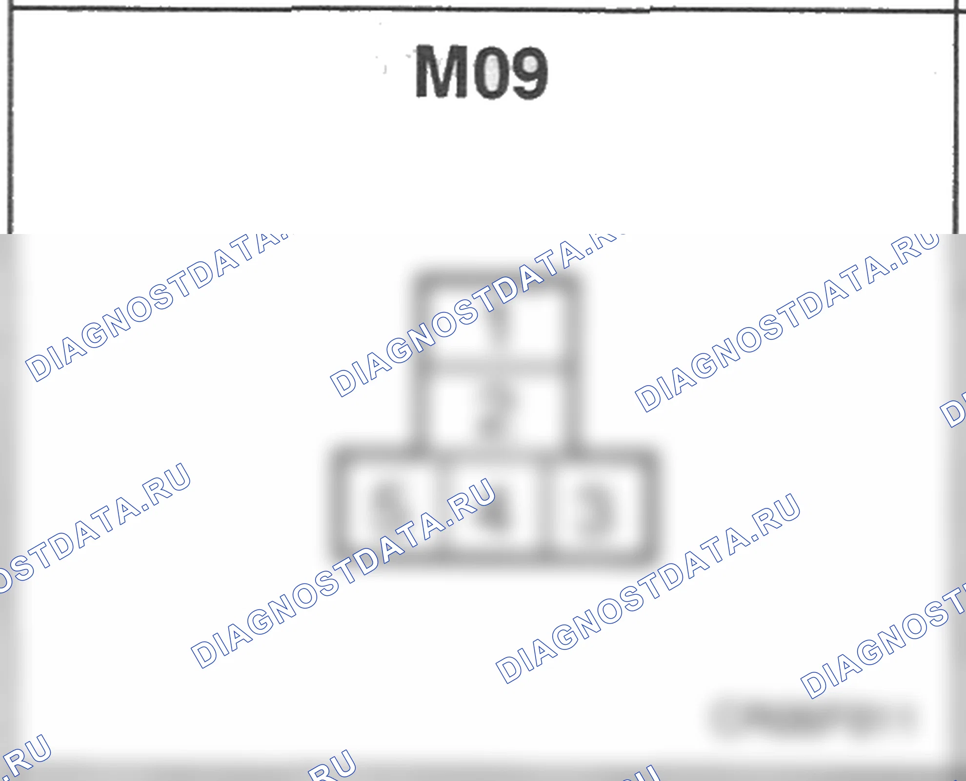 Распиновка разъёма M09 — основного жгута. Hyundai Atos MX