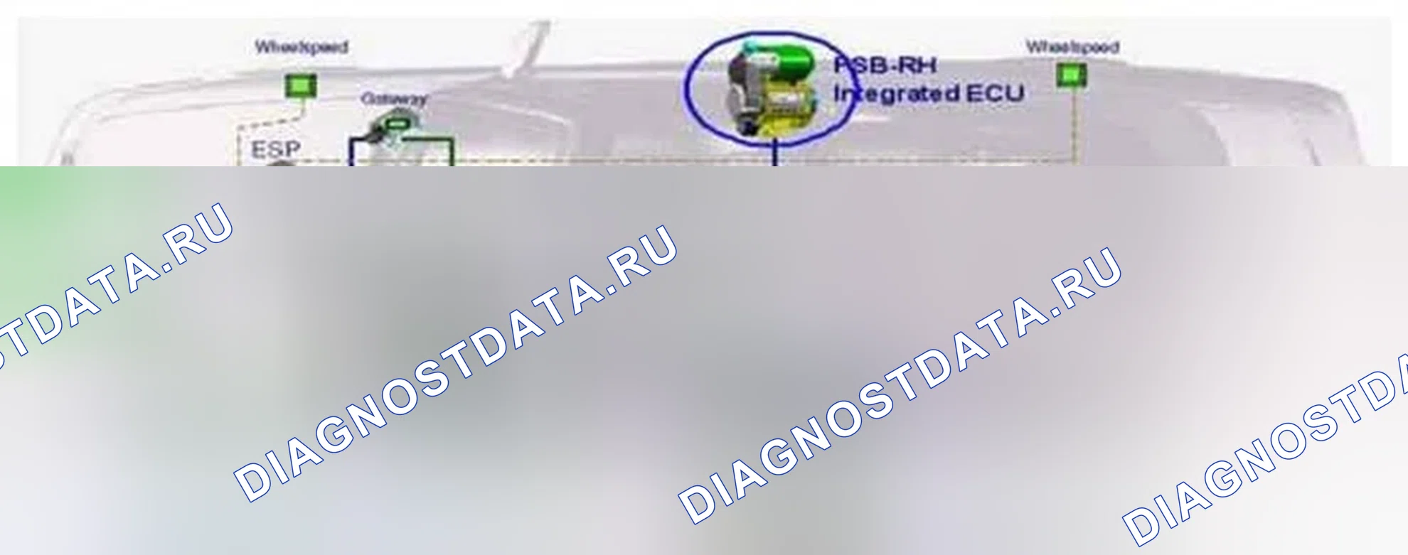 Рис. 711: Расположение компонентов. Hyundai Equus II