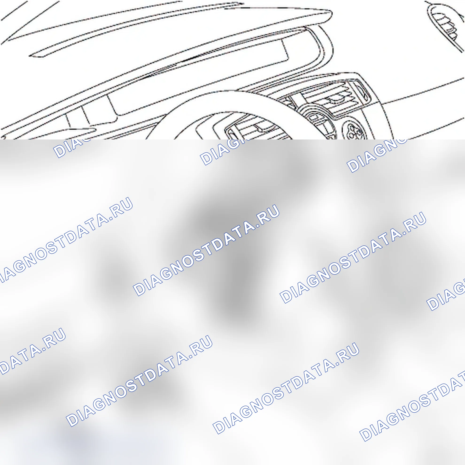 Фронтальная подушка безопасности водителя (2). Renault Megane II