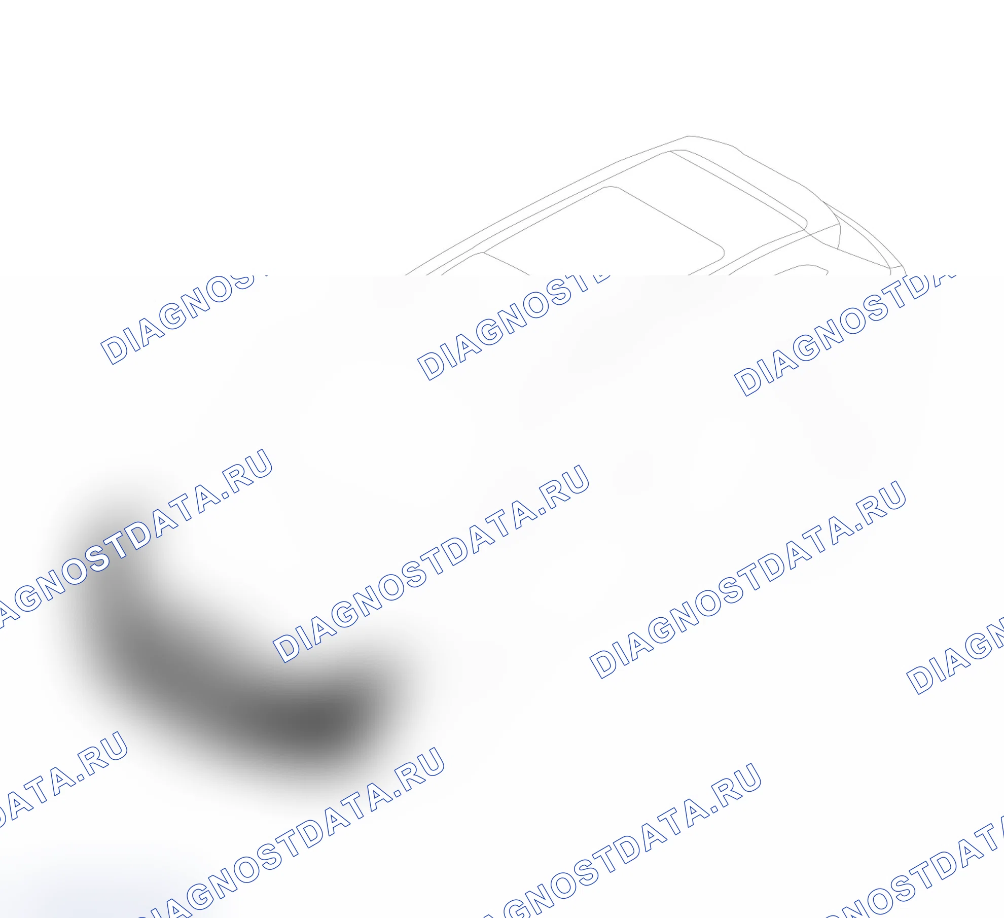 Схема расположения переднего бампера — Haval H6. Haval H6 III