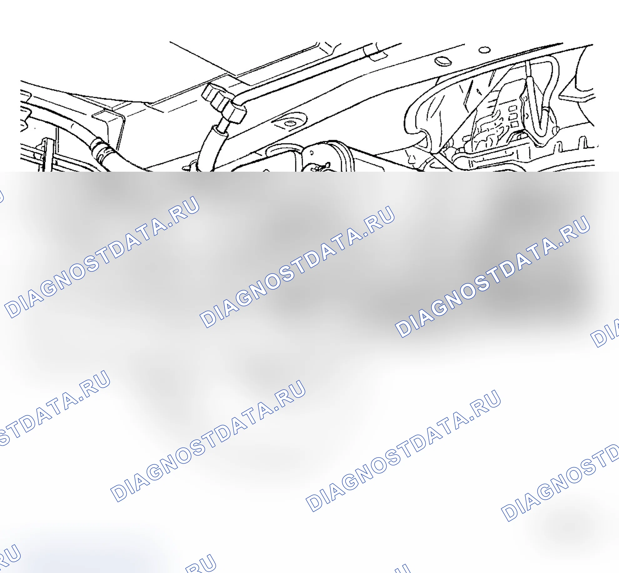 Рис. 20: ДЕМОНТАЖ С NVLD - ФАЛЬШ-ПОЛ. Dodge Caravan IV