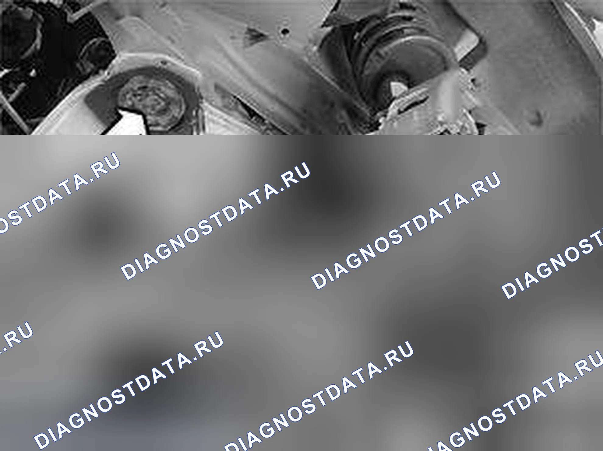Рис. 1718: Подгонка подрамника к корпусу. Volvo S60 I