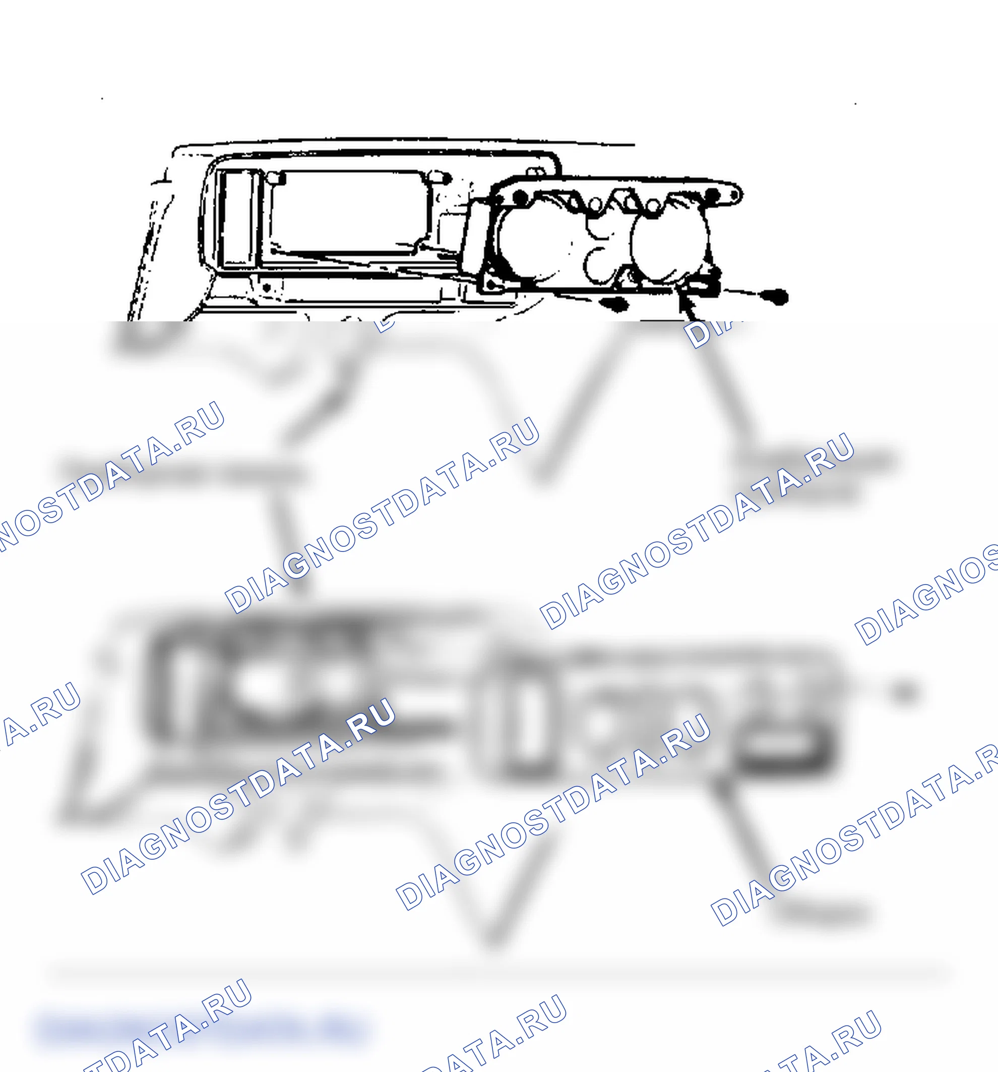 Рис. 1: Приборная панель серии " G ". GMC Value Van P2500 