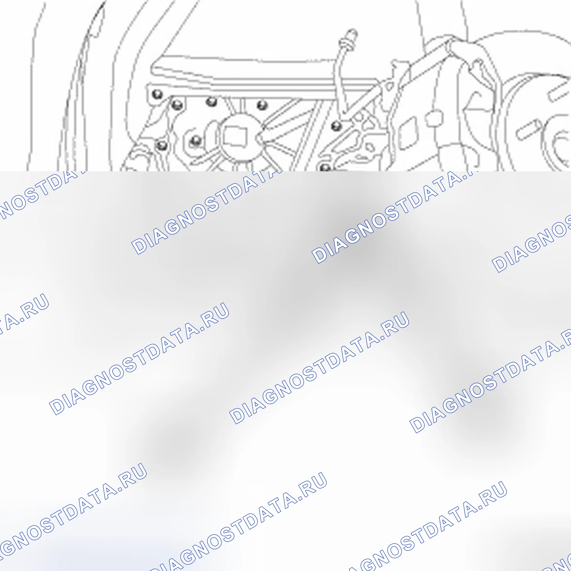 Рис. 85: УПЛОТНЕНИЕ ПОЛУВАЛА С ЛЕВОЙ СТОРОНЫ. Dodge Caliber I