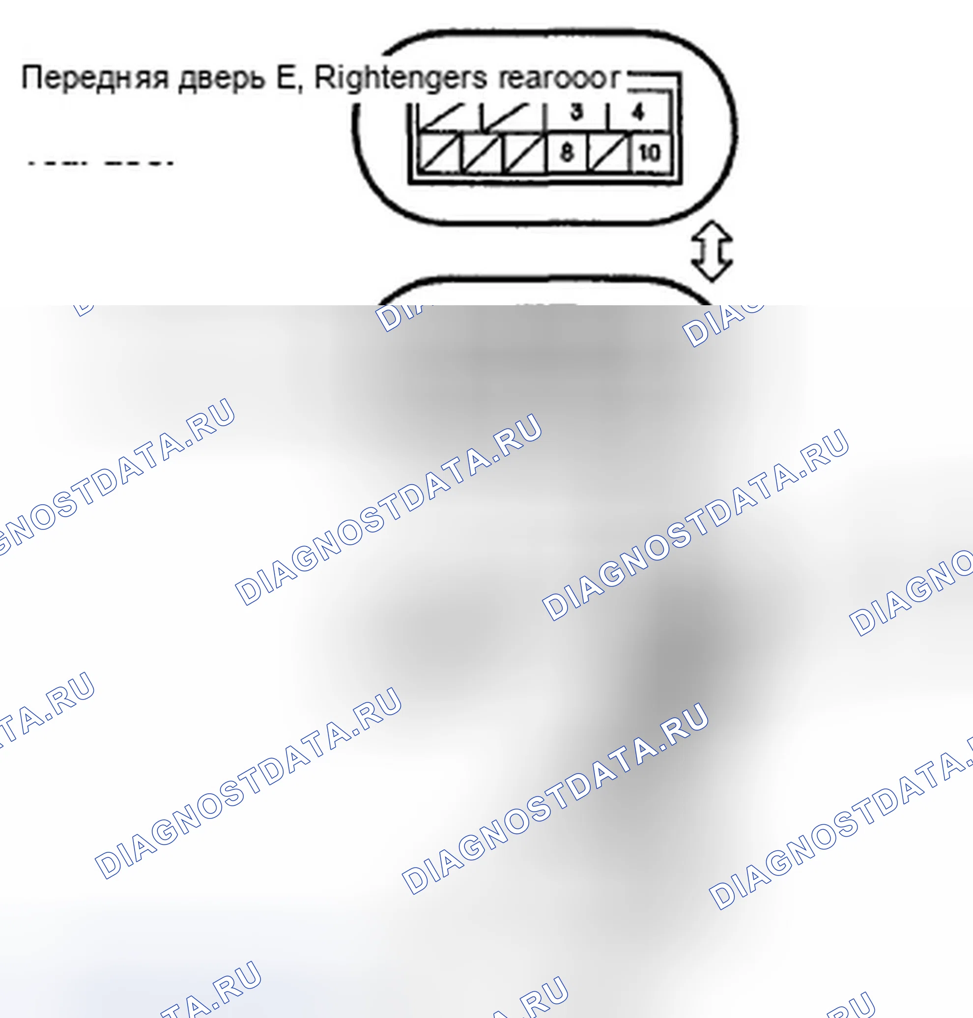 Рис. 23: Пассажирские двери (с безопасностью). Honda CR-V III