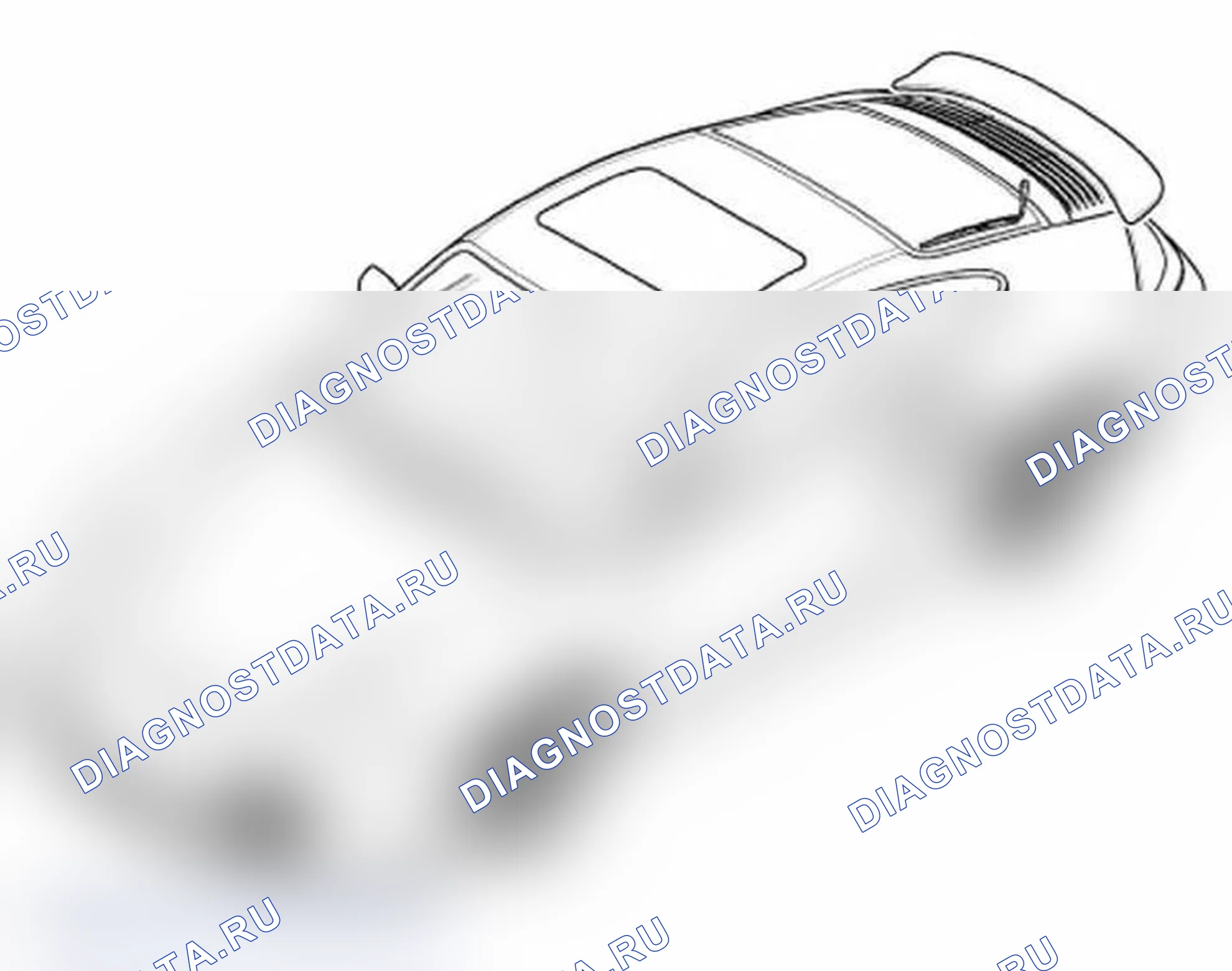 Рис. 1: Технические характеристики электрооборудования кузова. Porsche 911 Carrera 4S 996 рестайлинг