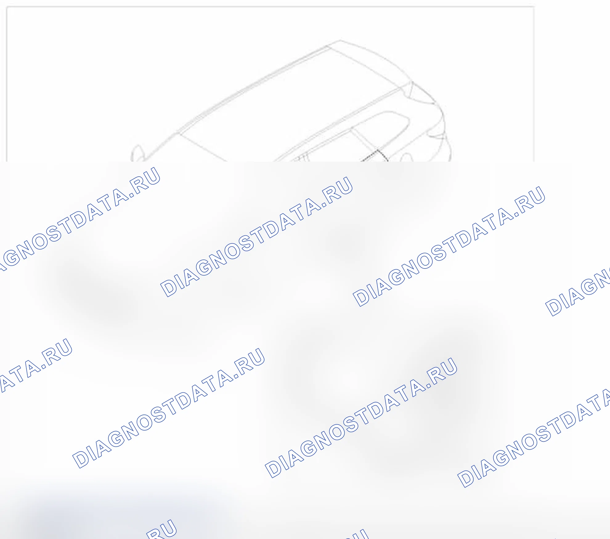 Рис. 98: Расположение компонентов. Hyundai Santa Fe III