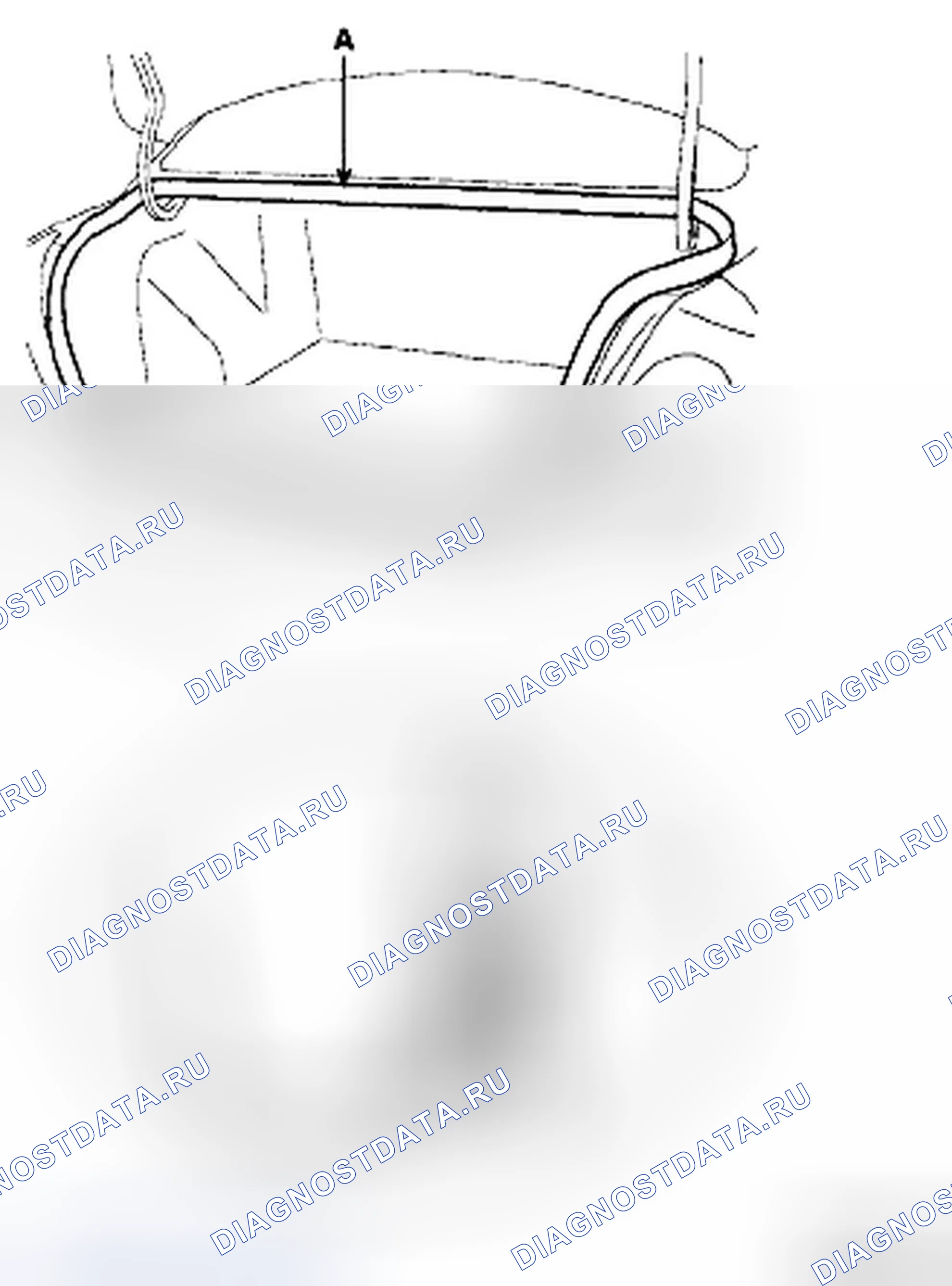 Рис. 22: ЗАМЕНА АТМОСФЕРНОЙ ПОЛОСЫ КРЫШКИ БАГАЖНИКА. Hyundai Azera I