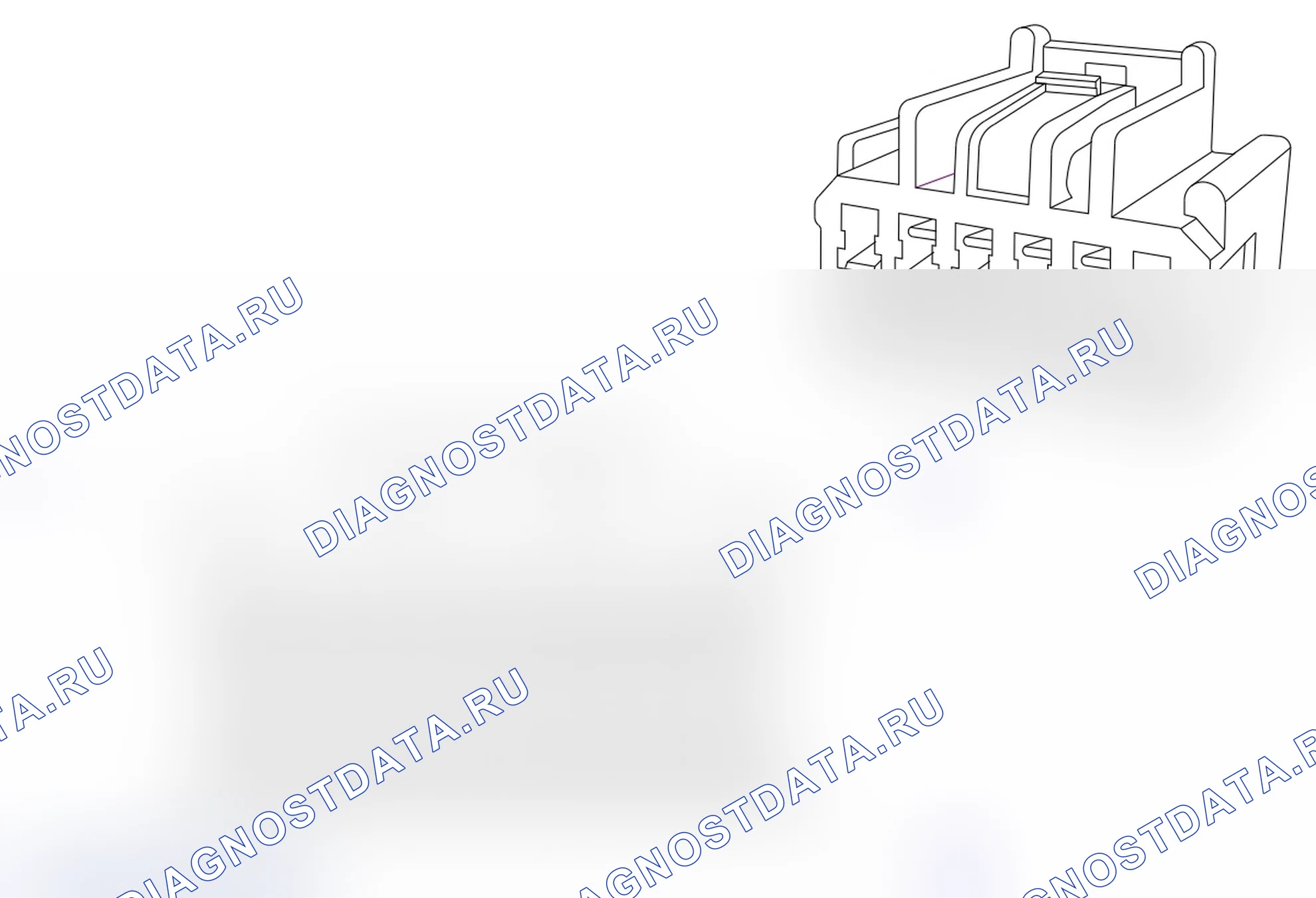 Распиновка разъёма X2. Opel Agila B