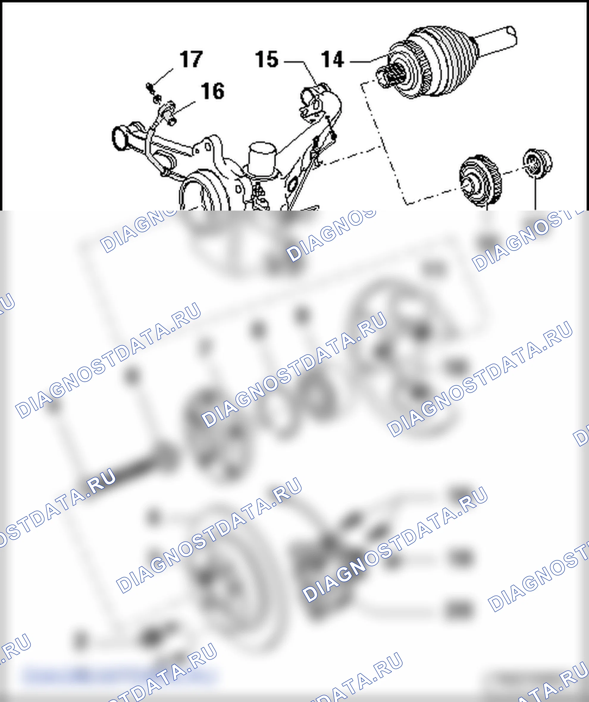 Ремонт подшипника заднего колеса. SEAT Alhambra I