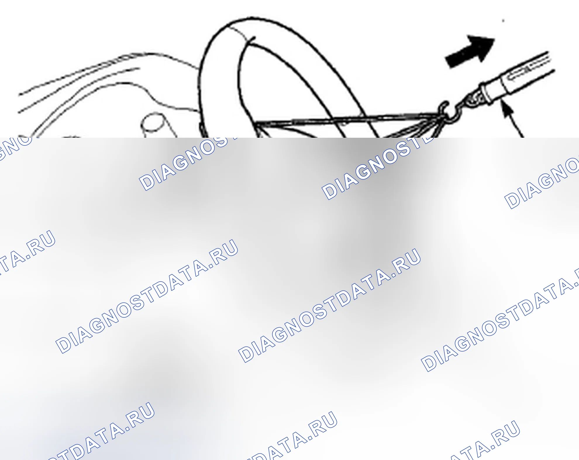 Рис. 58: Проверка усилия телескопирования. Acura TSX II