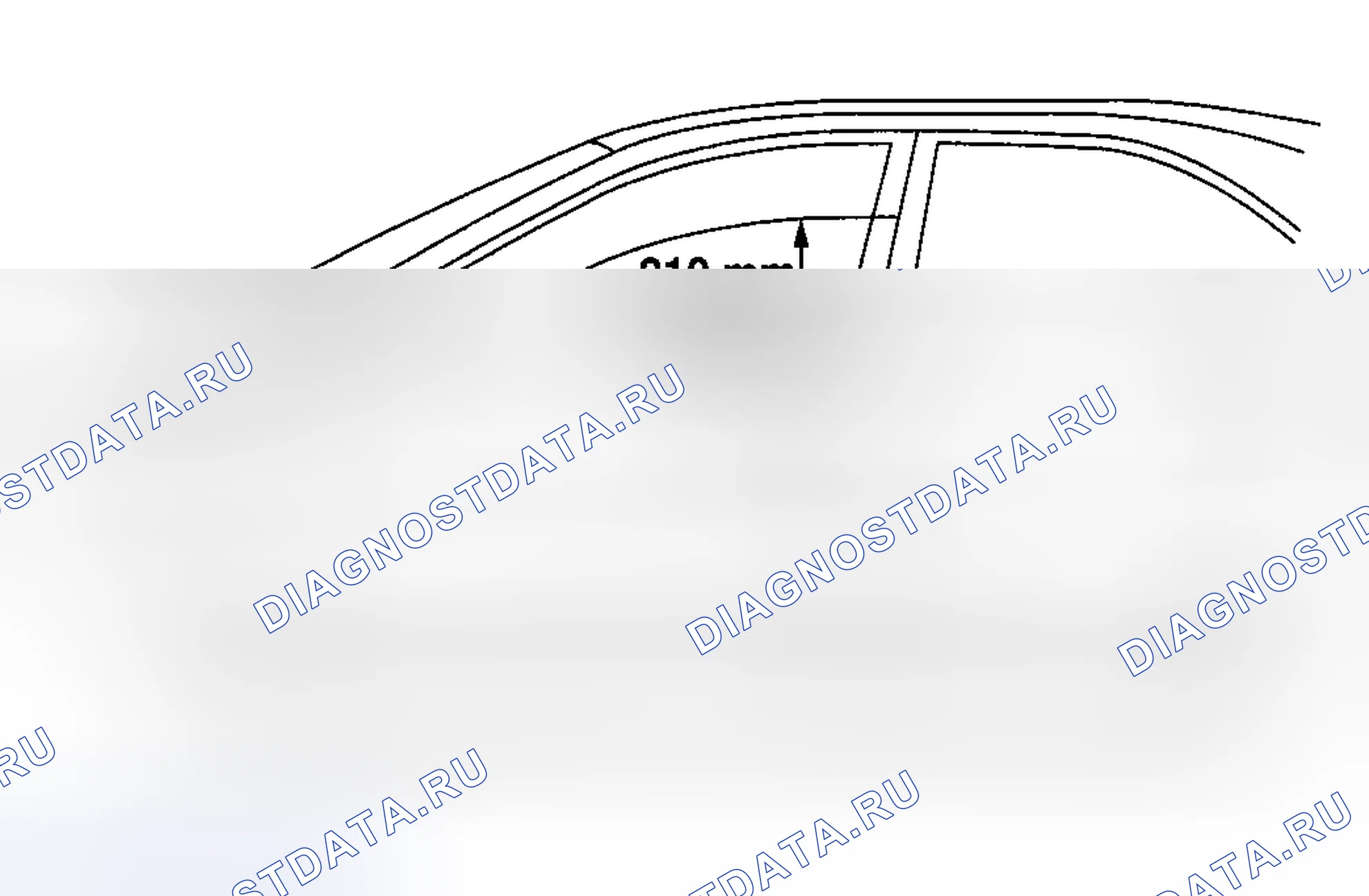 Рис. 2: СНЯТИЕ / УСТАНОВКА СТЕКЛА ПЕРЕДНЕЙ ДВЕРИ. Mazda 6 GG