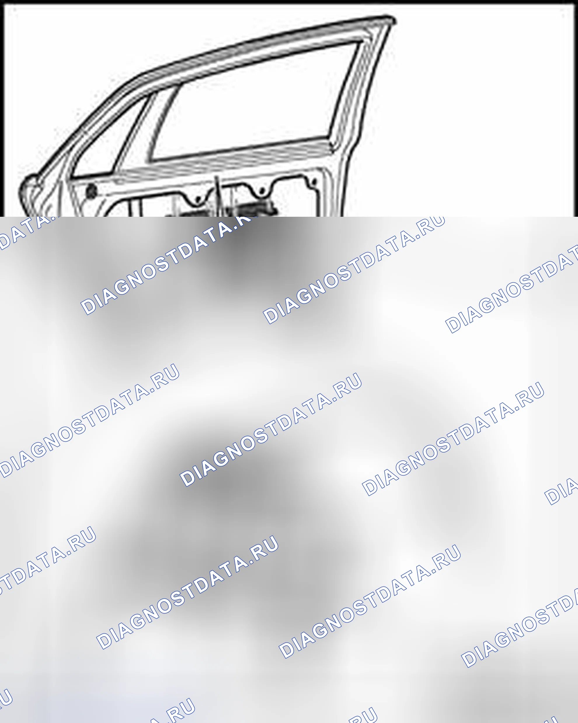 Рис. 29: Изоляция дверей, установка. Volkswagen Phaeton I